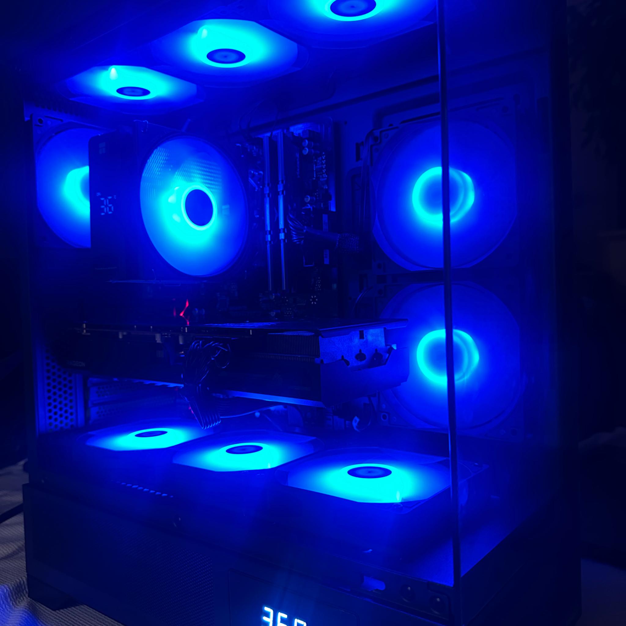 Custom Gaming PC | RX 6800 16gb (RTX 4070 Equivalent) | Ryzen 5 5600X | 32GB 3600MHz | 1TB SSD| ARGB