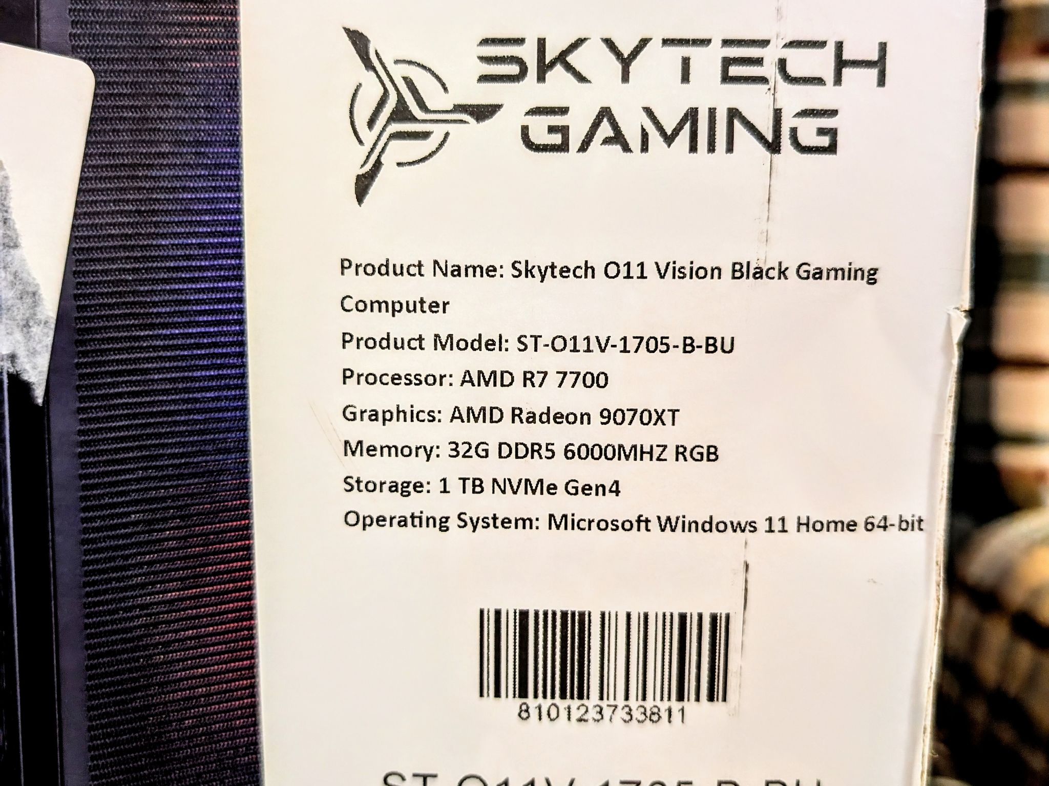 Ryzen 7 7700, RX 9070XT, 32g DDR5