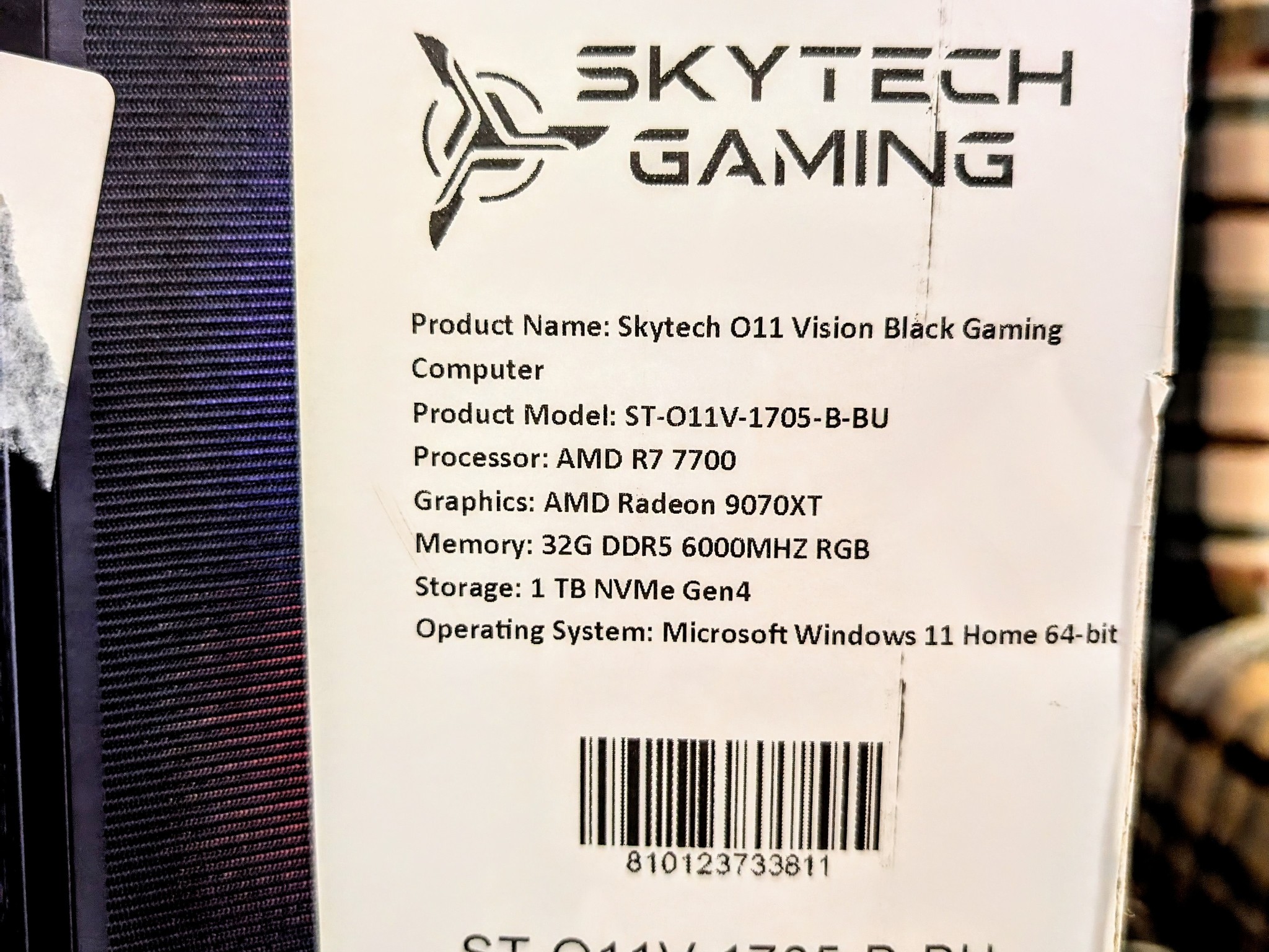 Ryzen 7 7700, RX 9070XT, 32g DDR5