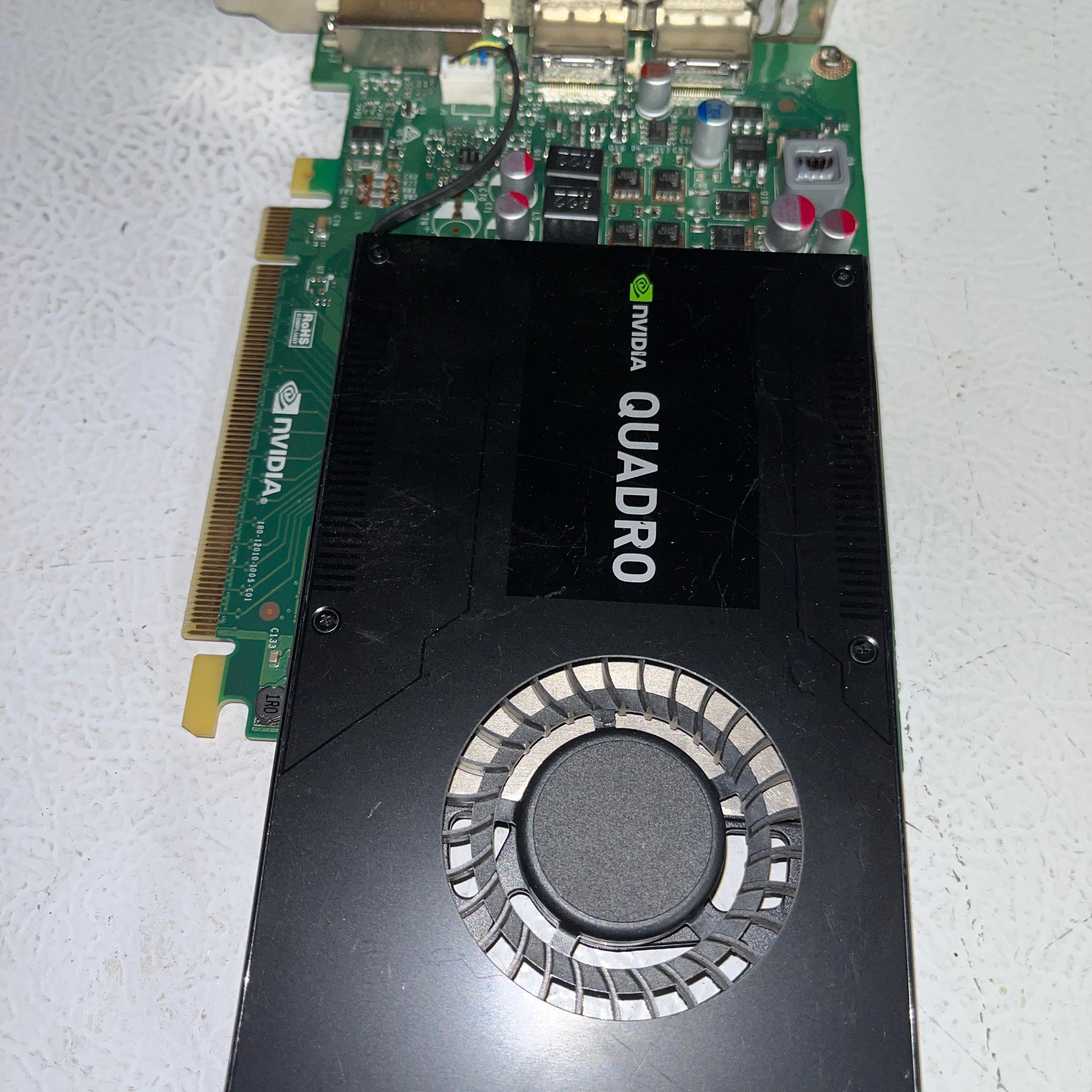 NVIDIA Quadro K2200 4GB GDDR5 Workstation GPU – DisplayPort & DVI – Tested