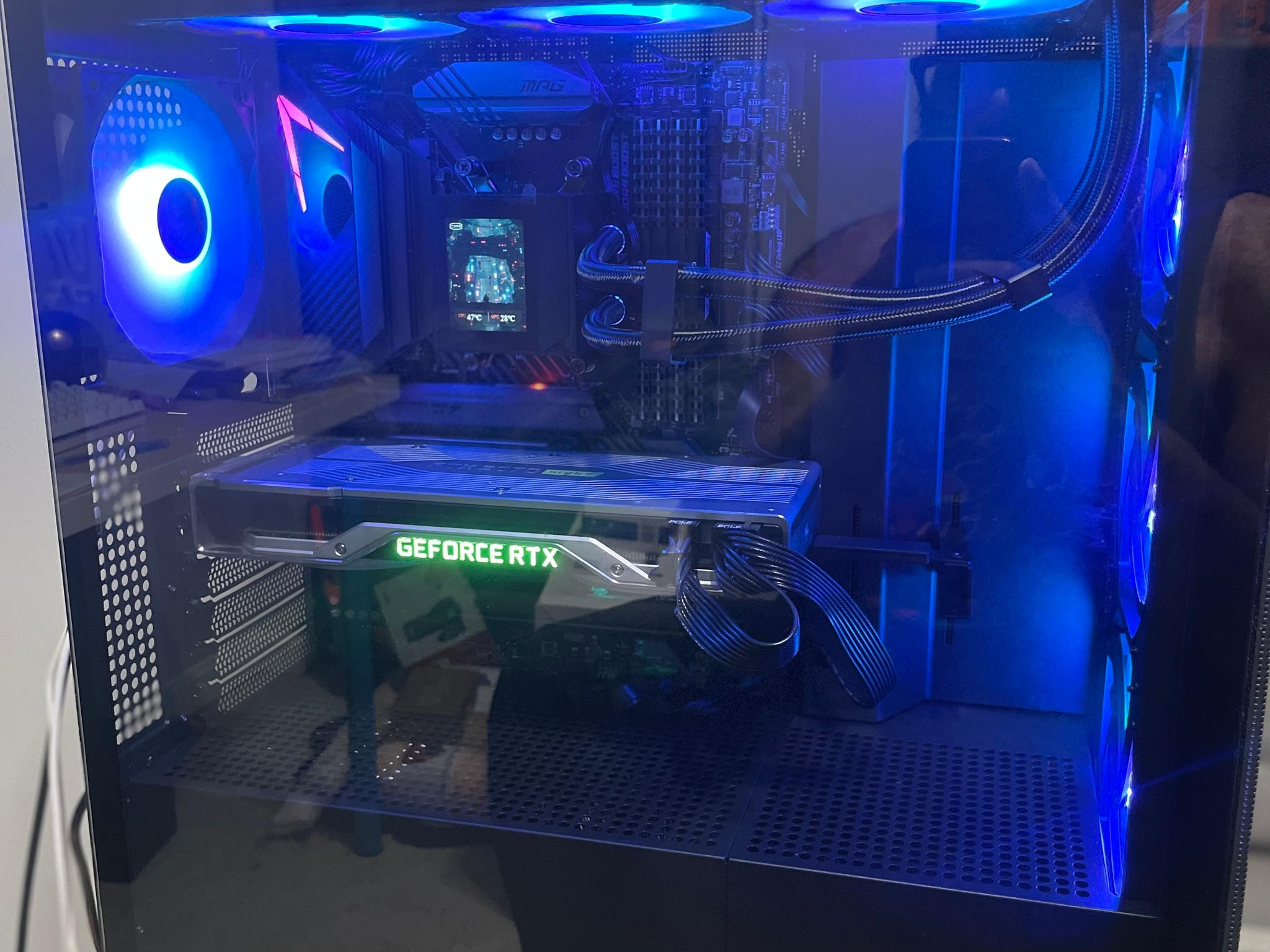 🌑✨ NightCarbon – Ryzen 7 / RTX 2070 Super FE Gaming PC – 32GB RAM / 1TB SSD / 360mm AIO  🌑✨