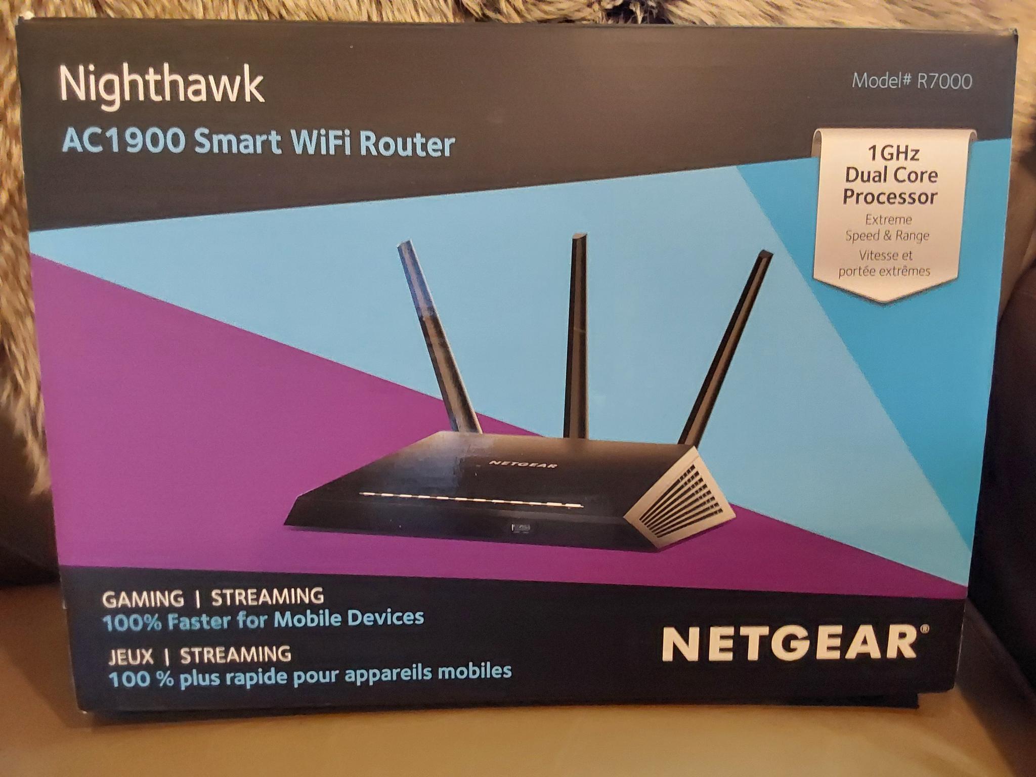 NETGEAR NIGHTHAWK R7000 AC1900 Smart WiFi Router