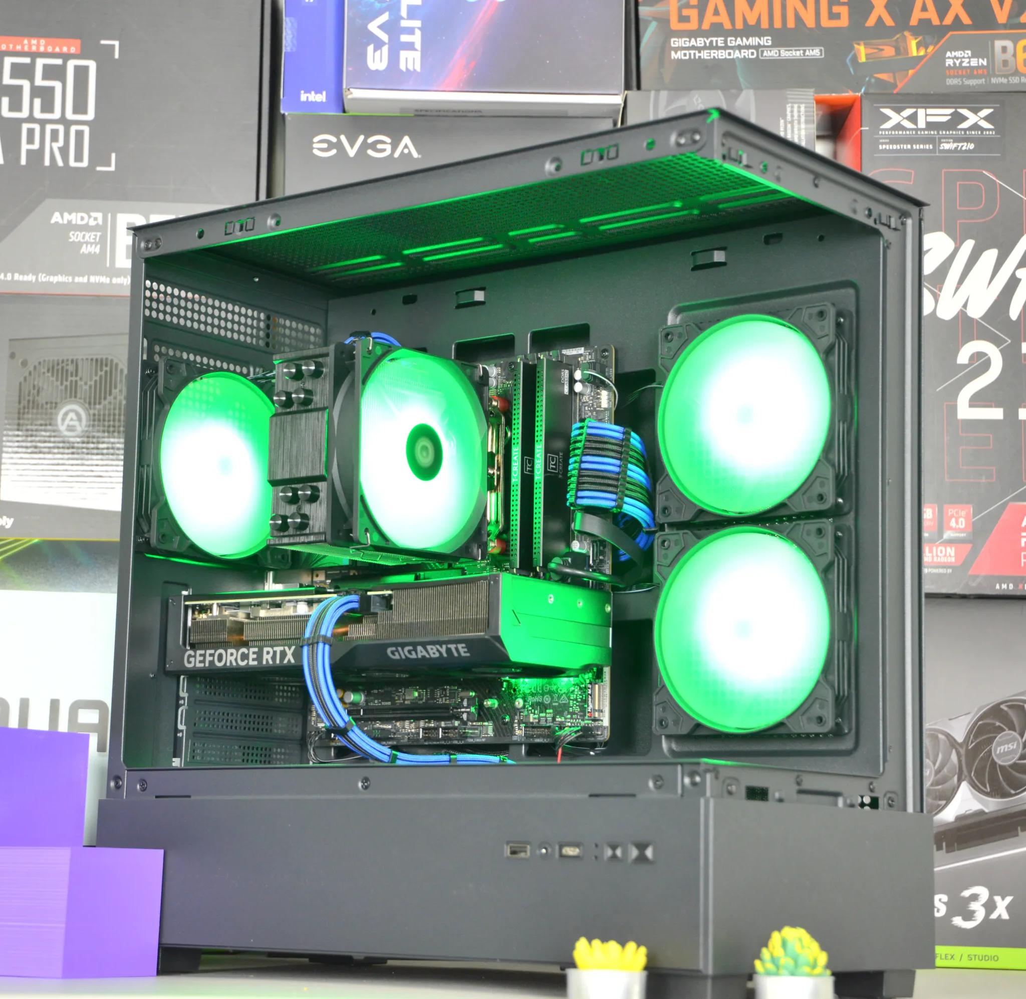 ⚡EXTREME⚡| RTX 4070 12GB| RYZEN 5 7500F | 32 GB DDR5 RAM | 2TB NVME SSD | Electric Night 2.0 |