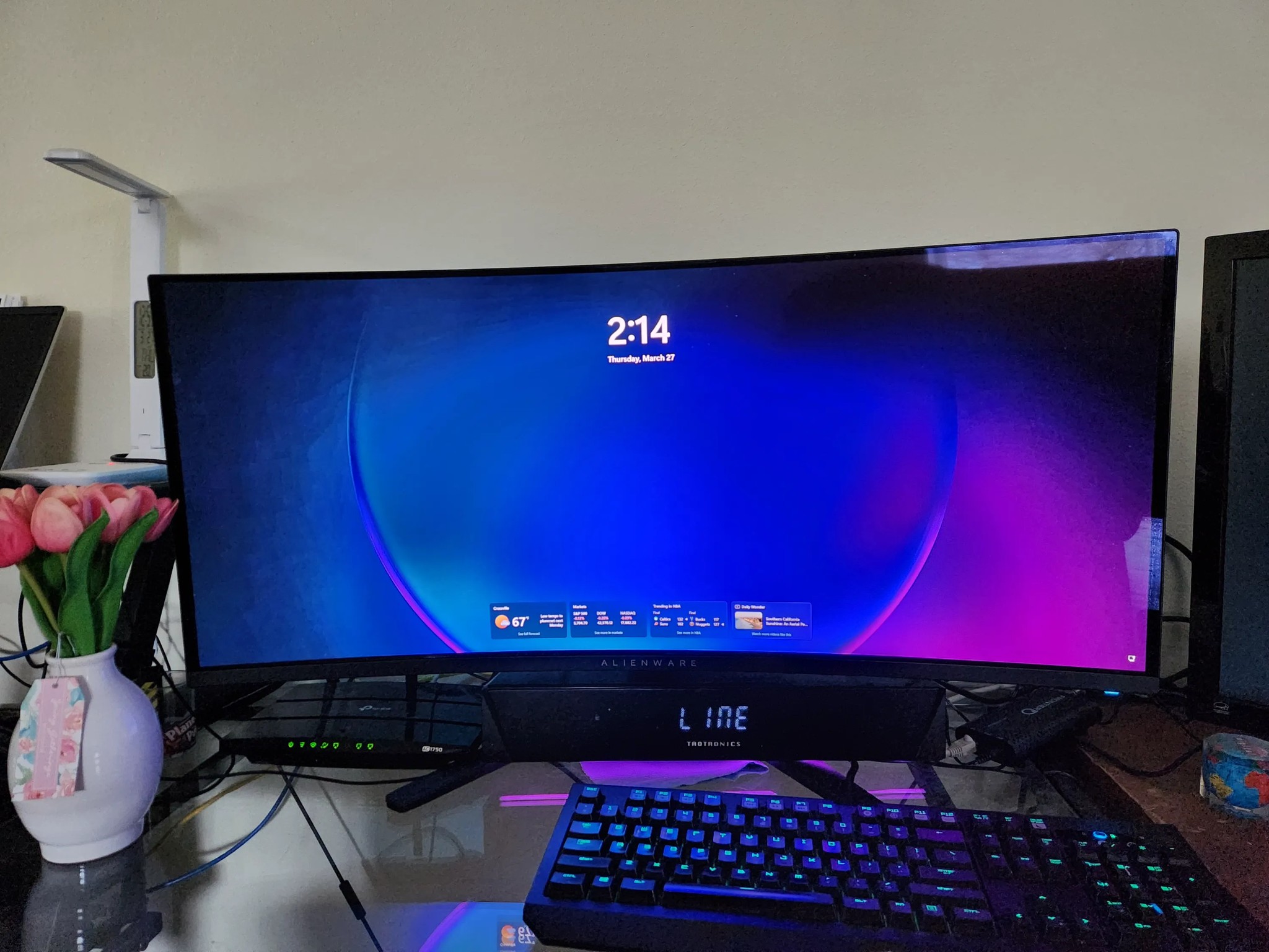 Alienware - AW3423DWF 34" QD-OLED Curved 165Hz .1-ms Ultrawide