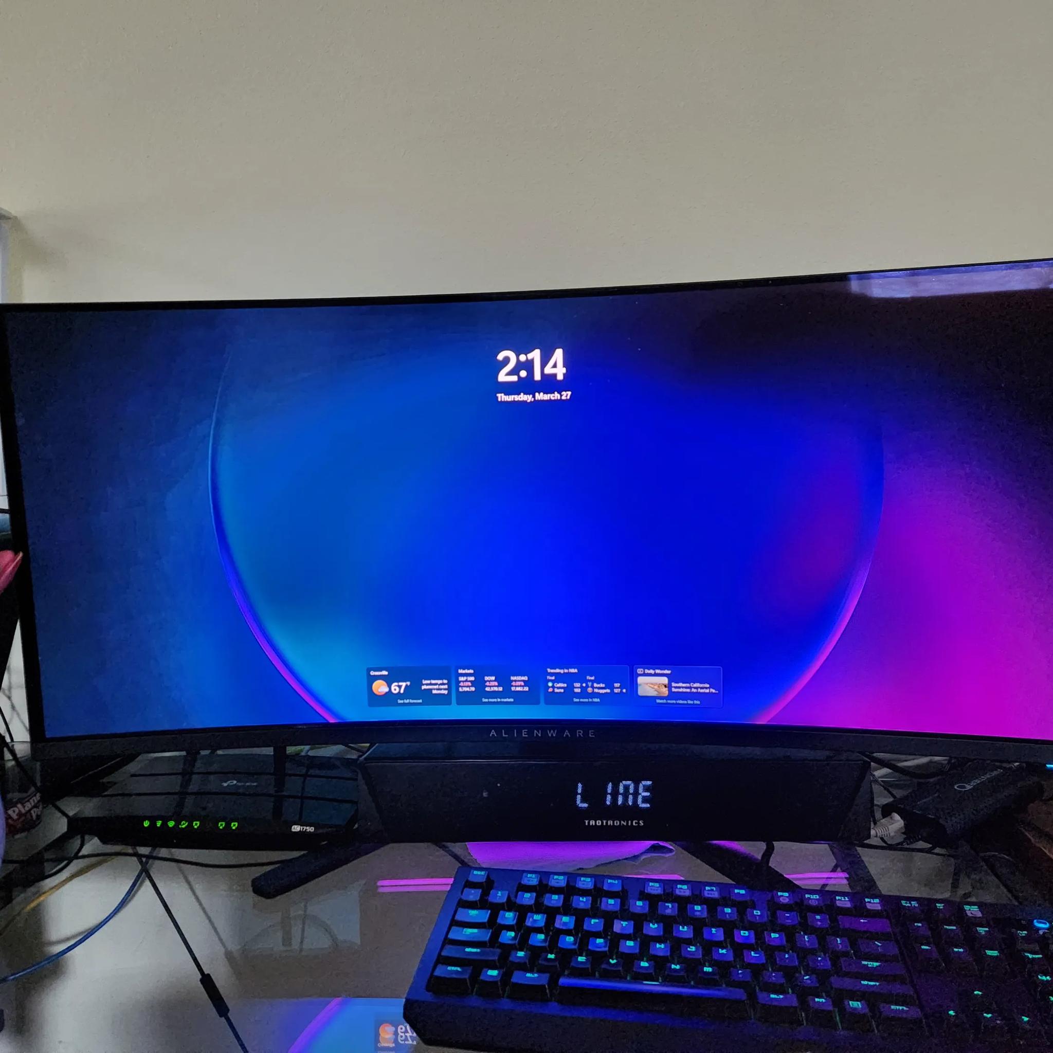 Alienware - AW3423DWF 34" QD-OLED Curved 165Hz .1-ms Ultrawide