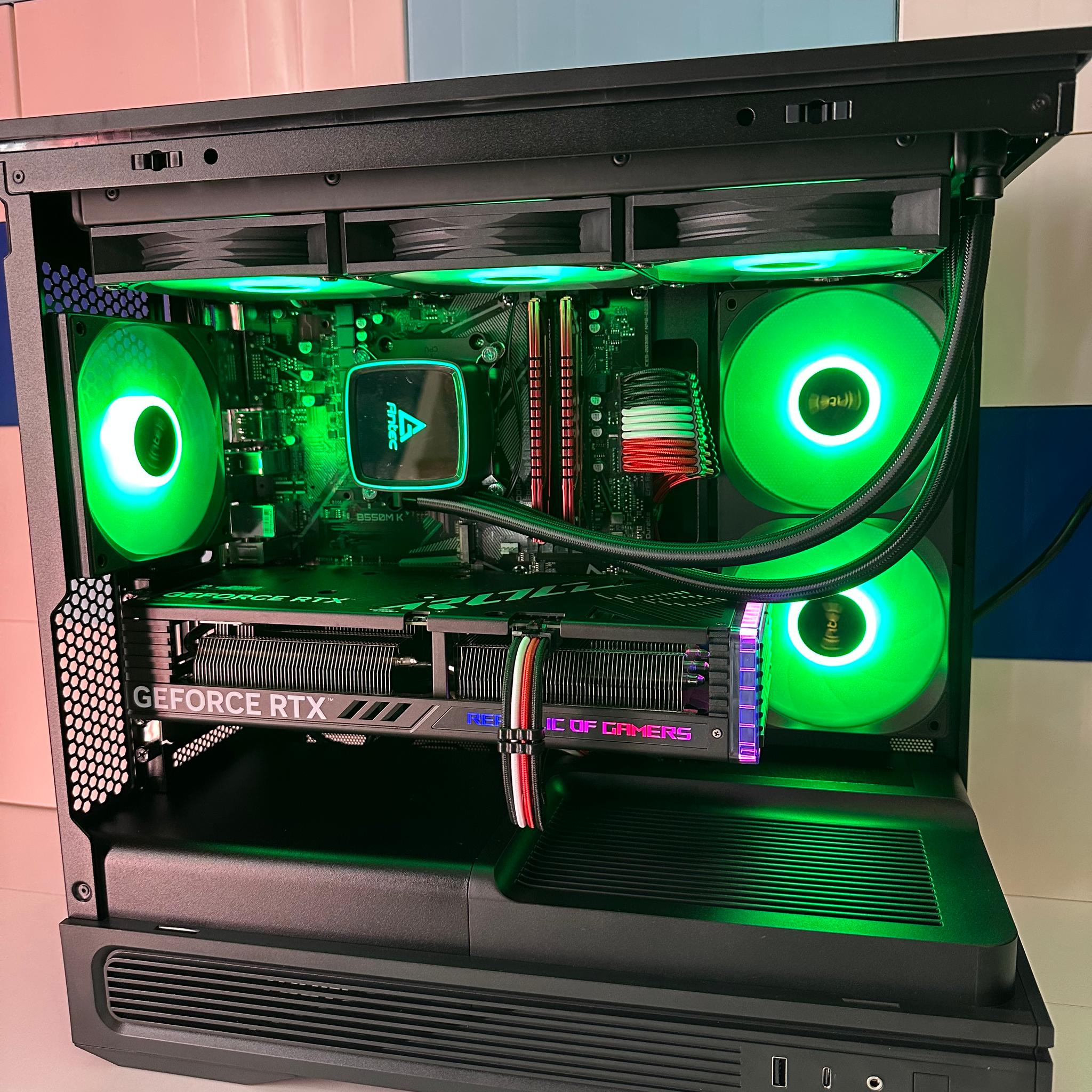 GeForce RTX 4060 Custom Gaming PC - Ryzen 5 3600, 32GB RAM,1.5TB Storage