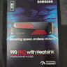 Samsung SSD 990 PRO with Heatsink 4TB, NVMe M.2, Up to 7,450MB/s