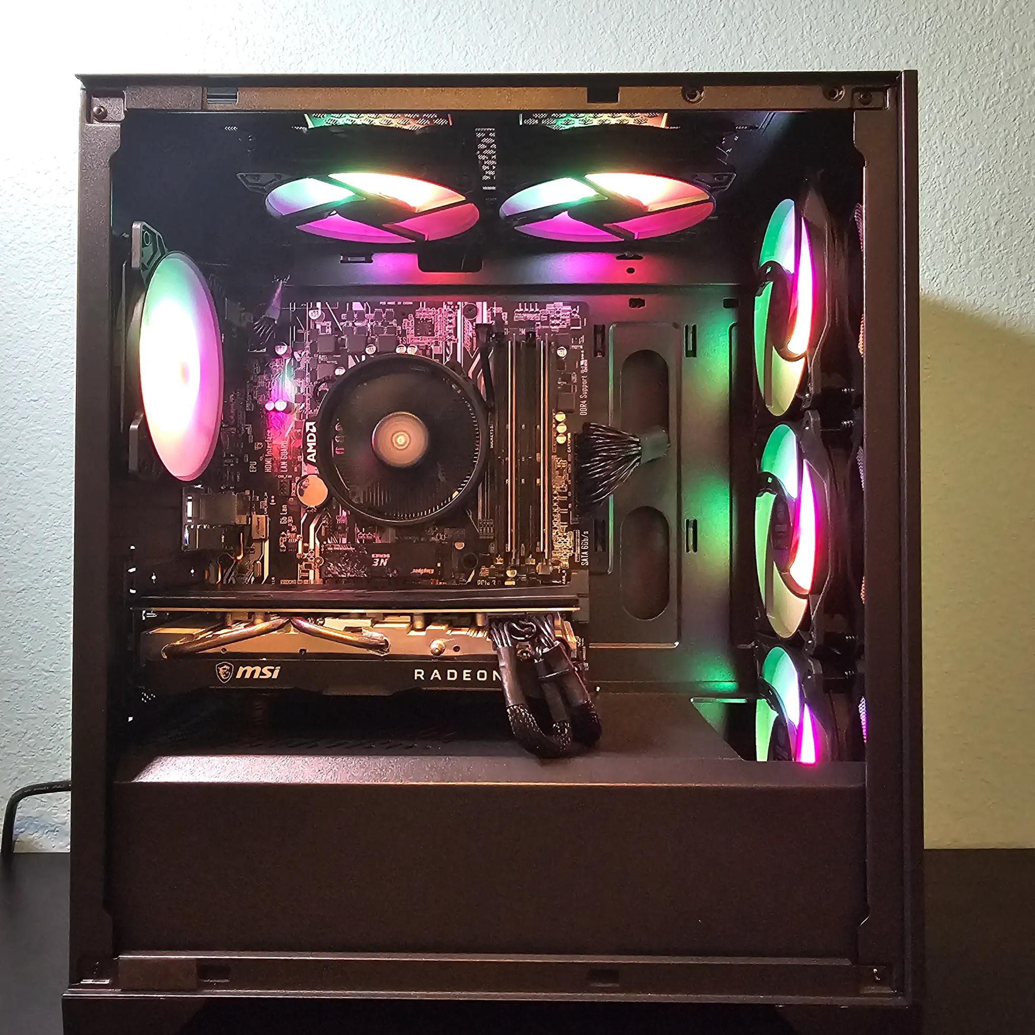1080p RGB Lite / RX 5700-XT / Ryzen 5 / 16GB DDR4 / 1TB SSD