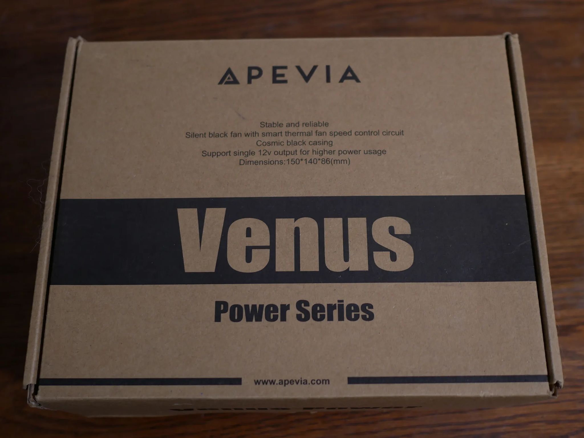 APEVIA VENUS500W Venus 500W ATX Power Supply with Auto-Thermally Controlled 120mm Fan