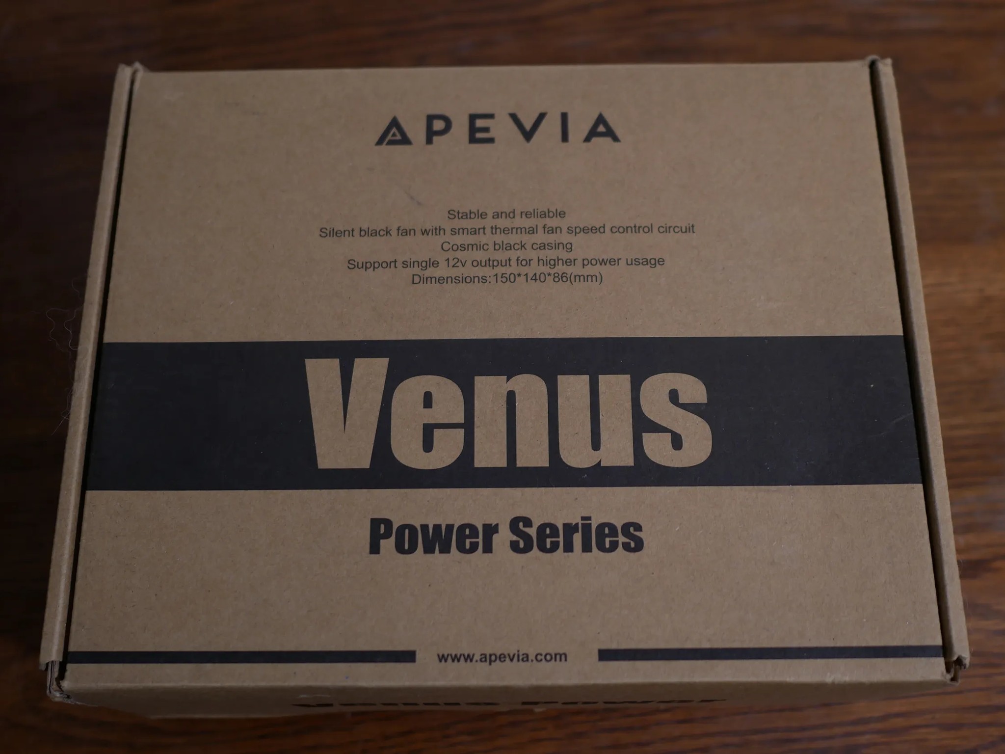 APEVIA VENUS500W Venus 500W ATX Power Supply with Auto-Thermally Controlled 120mm Fan