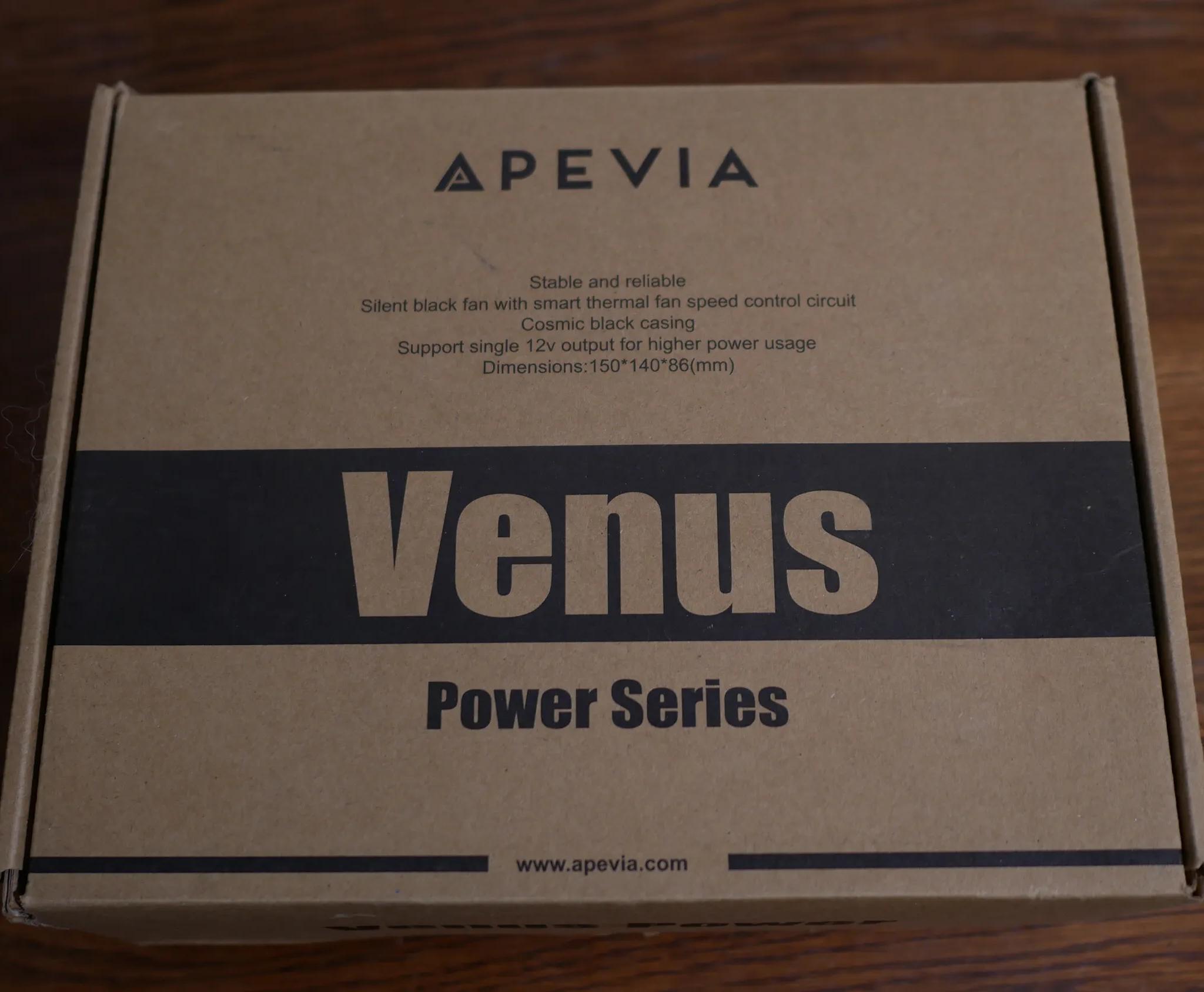 APEVIA VENUS500W Venus 500W ATX Power Supply with Auto-Thermally Controlled 120mm Fan
