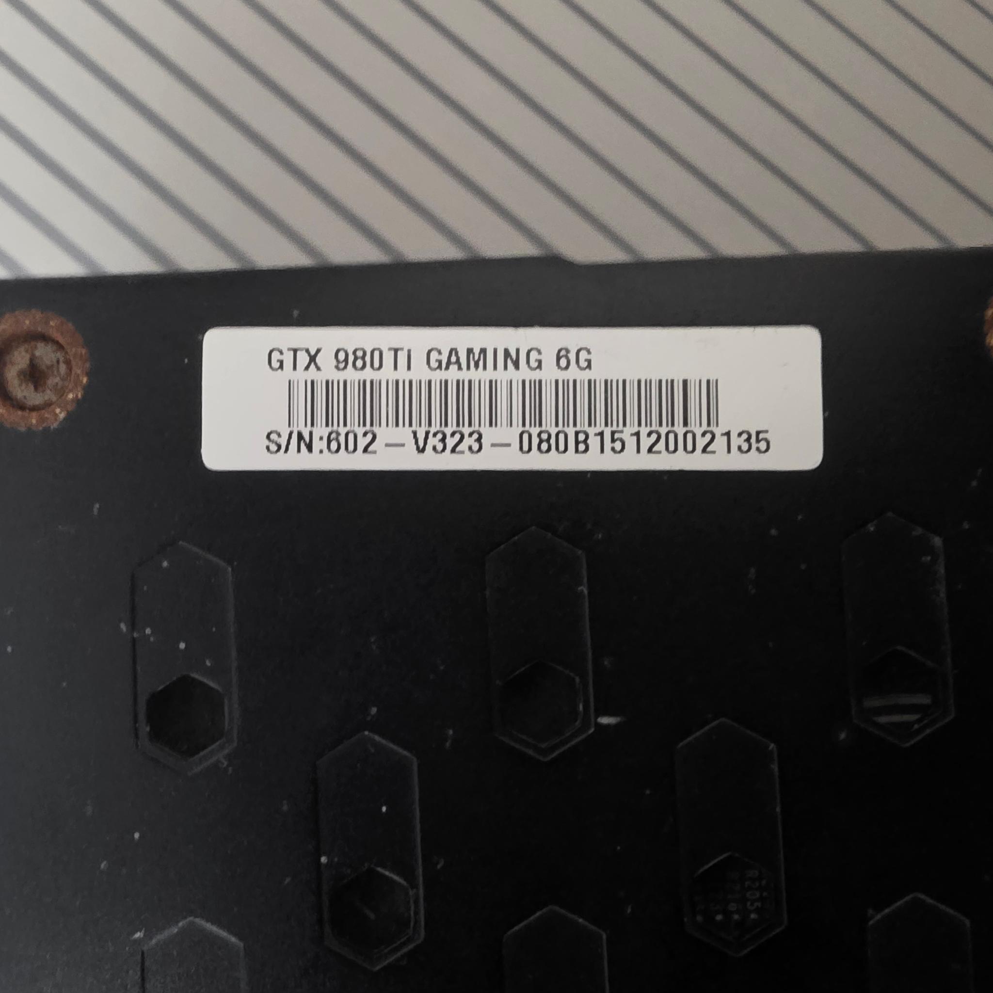 MSI Gaming GTX 980Ti