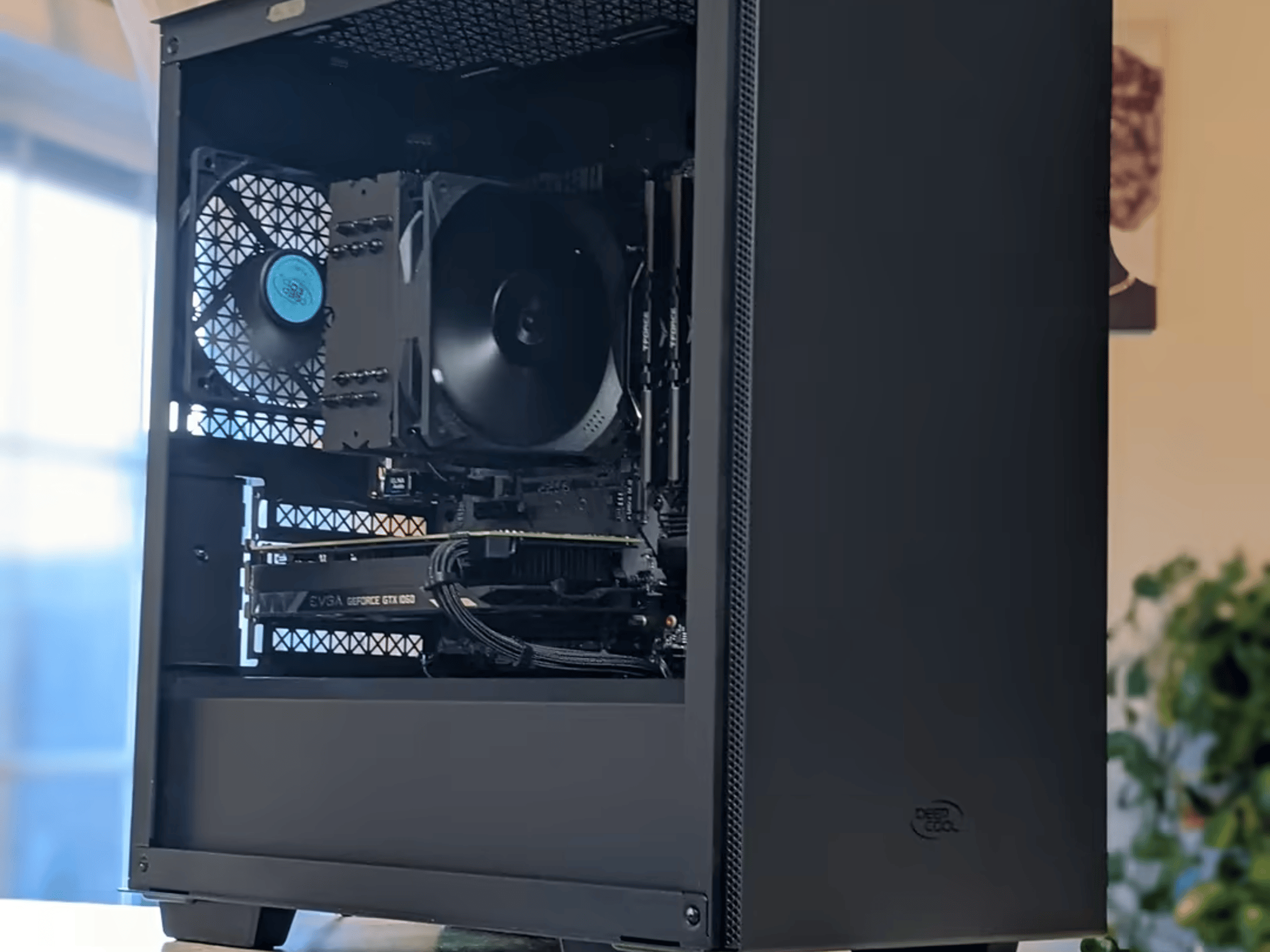 Stealth Black Ryzen Gaming PC -Ryzen 5 1600 - GTX 1060 6GB