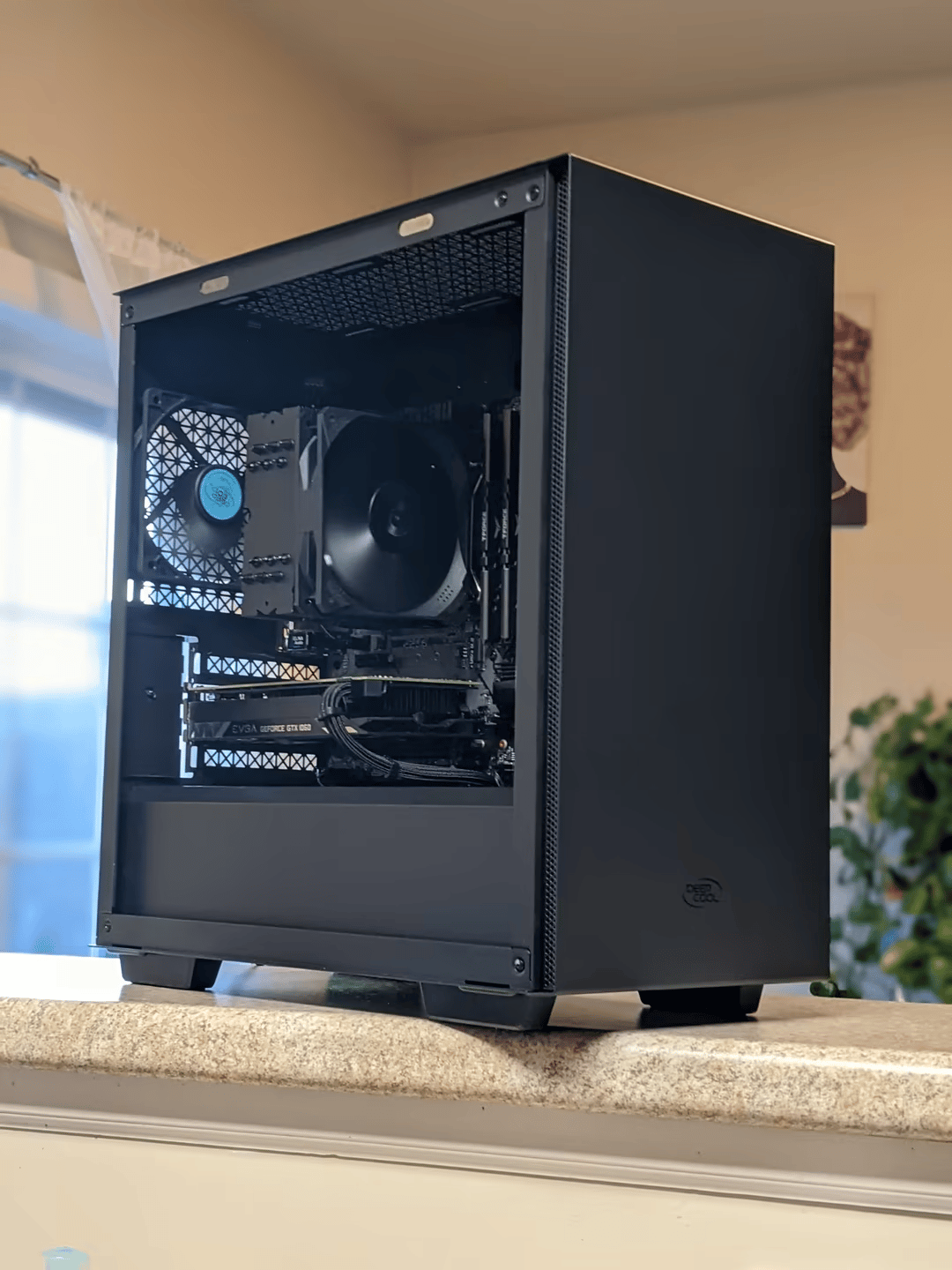 Stealth Black Ryzen Gaming PC -Ryzen 5 1600 - GTX 1060 6GB