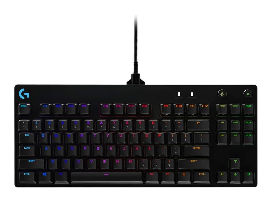 Logitech G Pro X (GX Blue Clicky) Gaming Keyboard