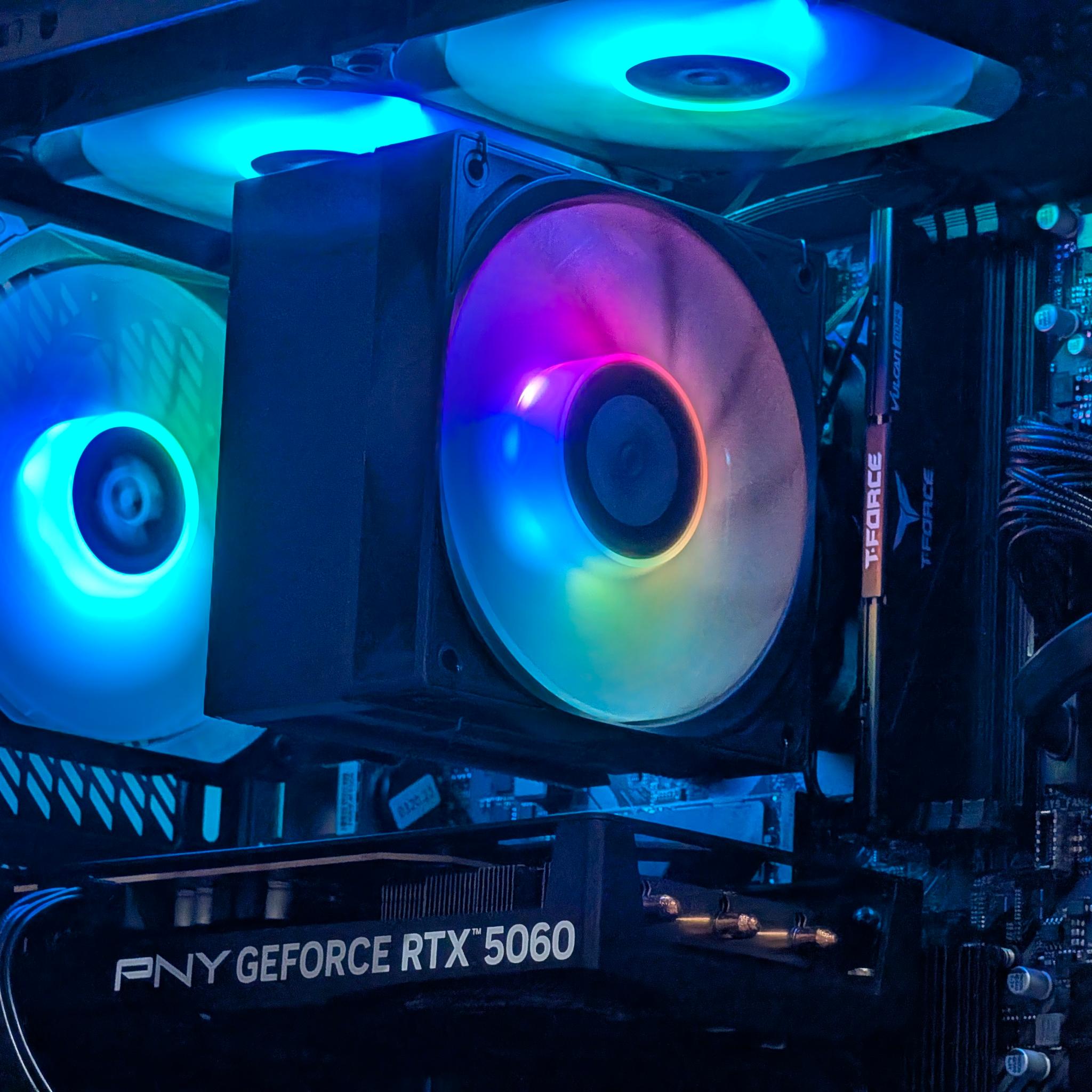 🌈🖤Ryzen 5 8400F | RTX 5060 | 16GB DDR5 | 1TB SSD | Gaming PC🖤🌈