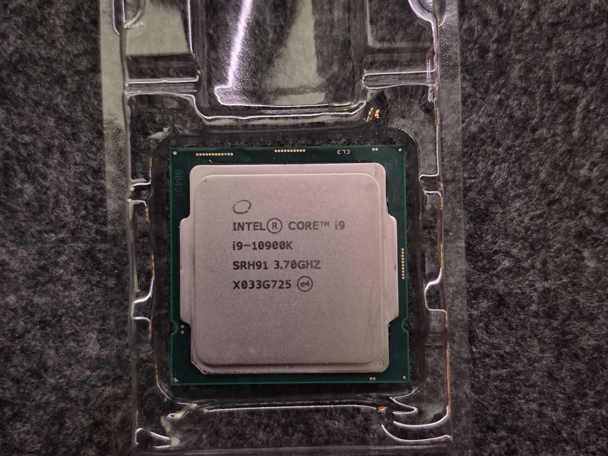 INTEL i9-10900k 10 CORE CPU