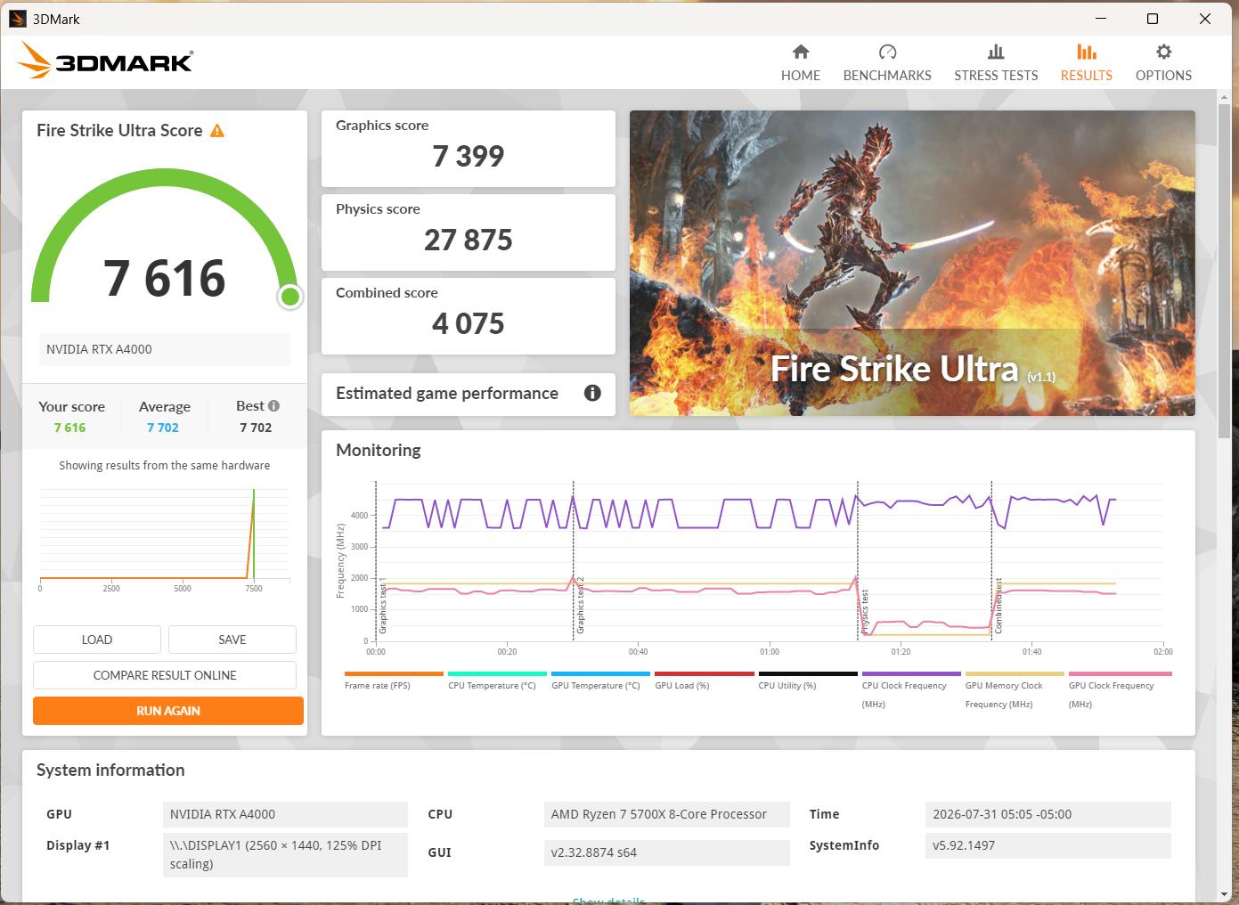 PNY NVIDIA RTX A4000 16GB GDDR6 PCIe x16 DisplayPort CUDA Multi-Monitor
