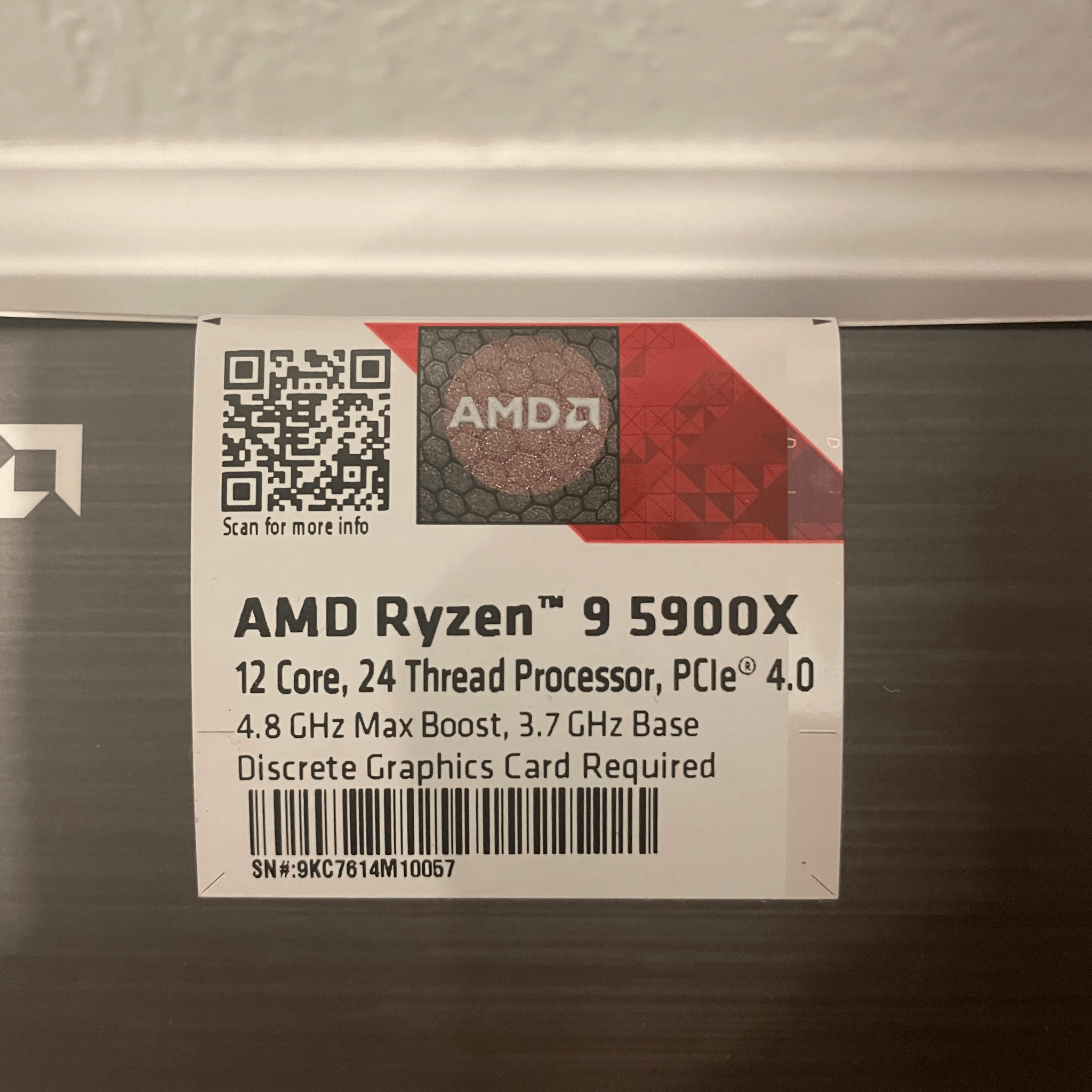 AMD Ryzen 9 5900X 3.7 GHz 12-Core Processor