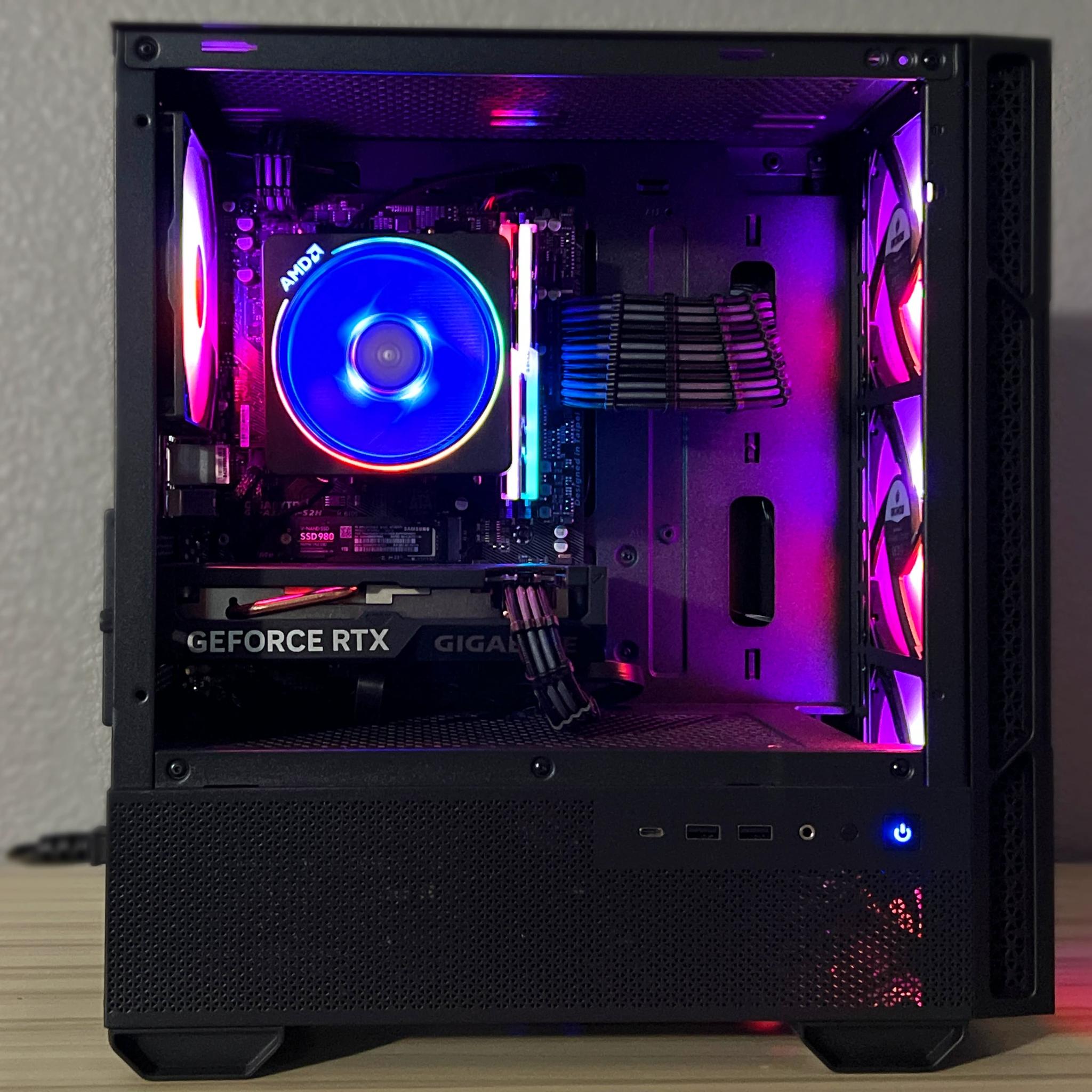 🔥 RTX 4060 Performance Gaming PC - Ryzen 7 2700x, 16gb, 1tb NVME