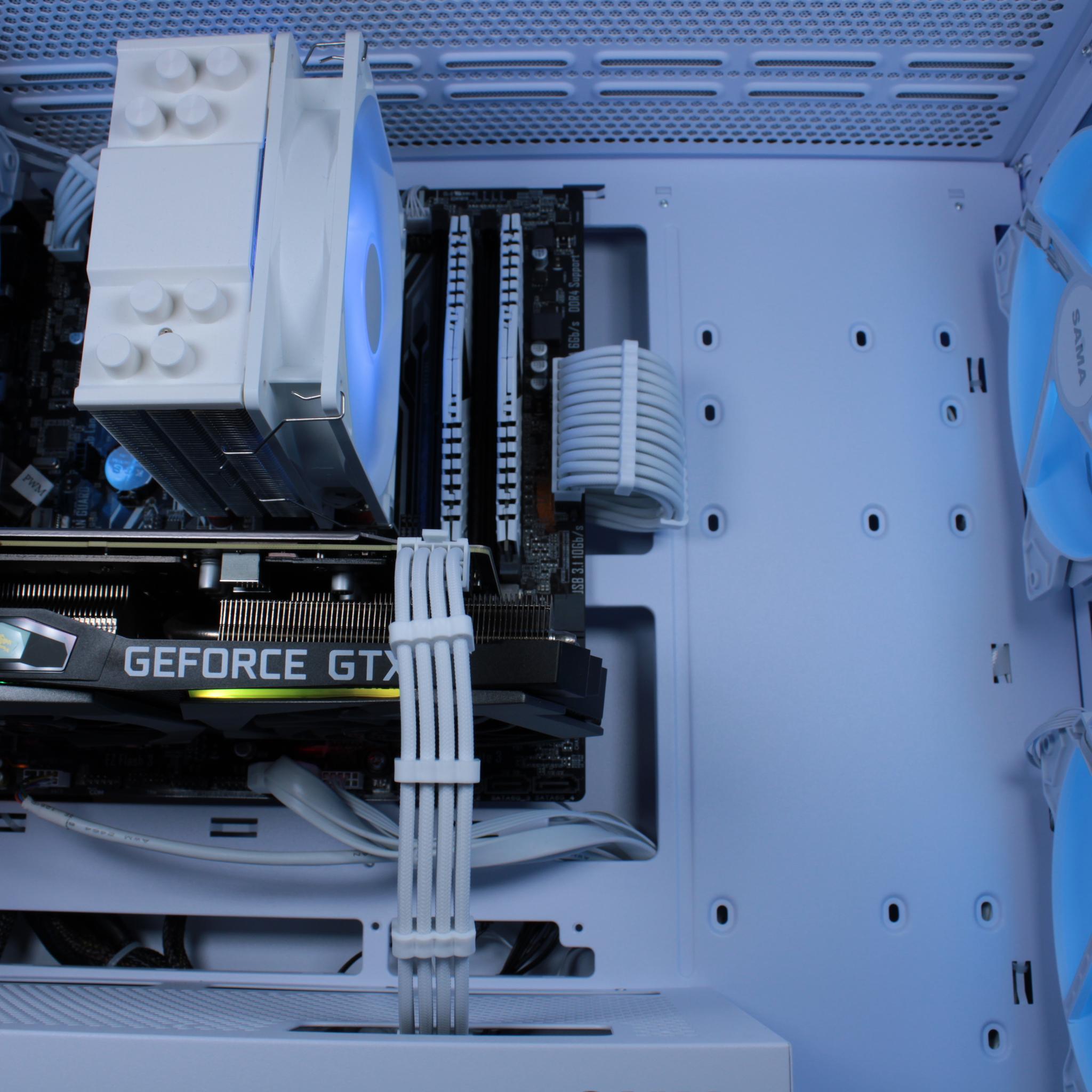 MSI 1660 Super | Ryzen 5 2600 | White XMP 16GB Ram | 512GB NVMe | Win 11 activated | Wifi