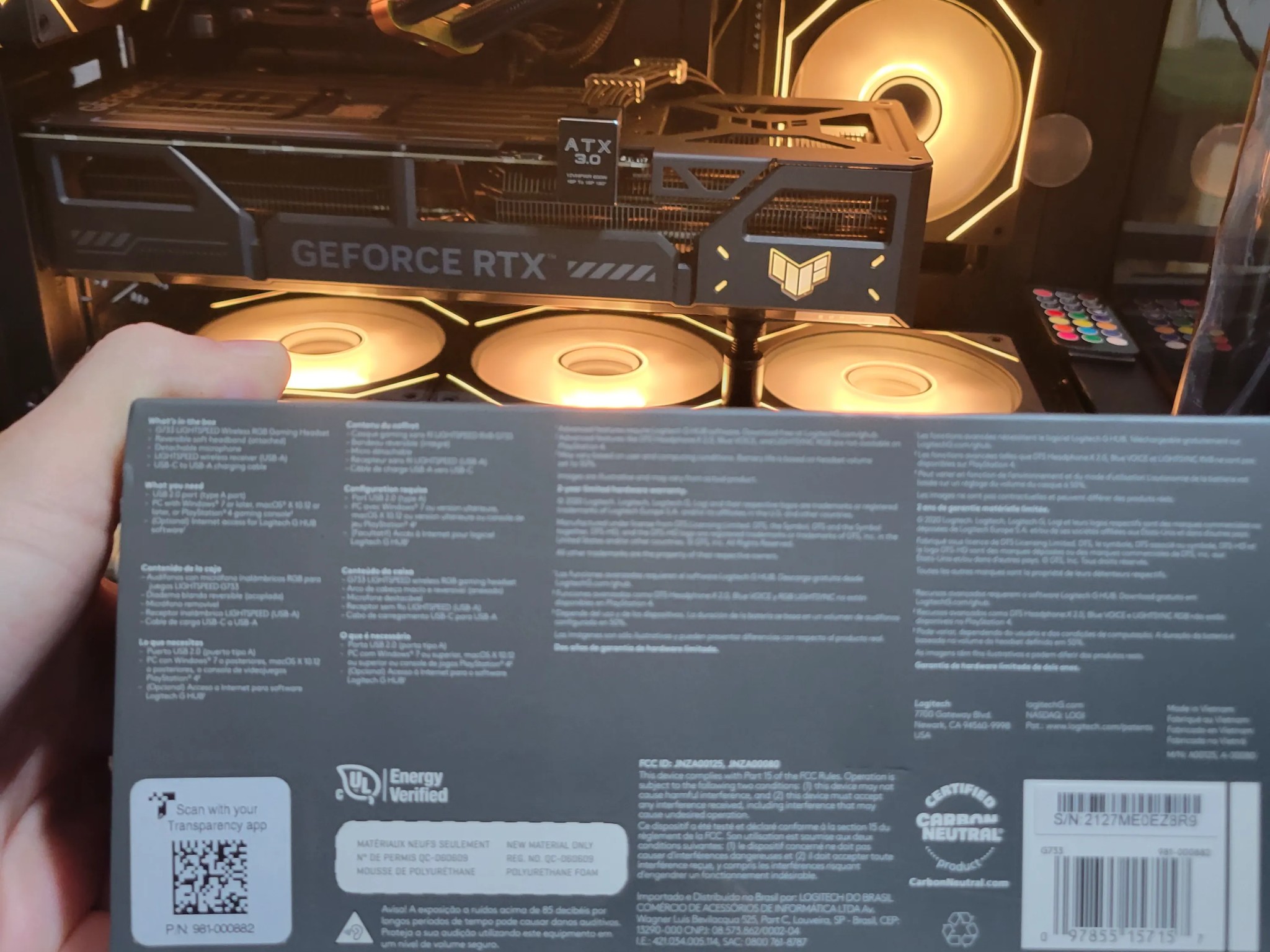 💥🎧 Logitech G733 LIGHTSPEED Wireless Gaming Headset – BNOB! 🎧💥