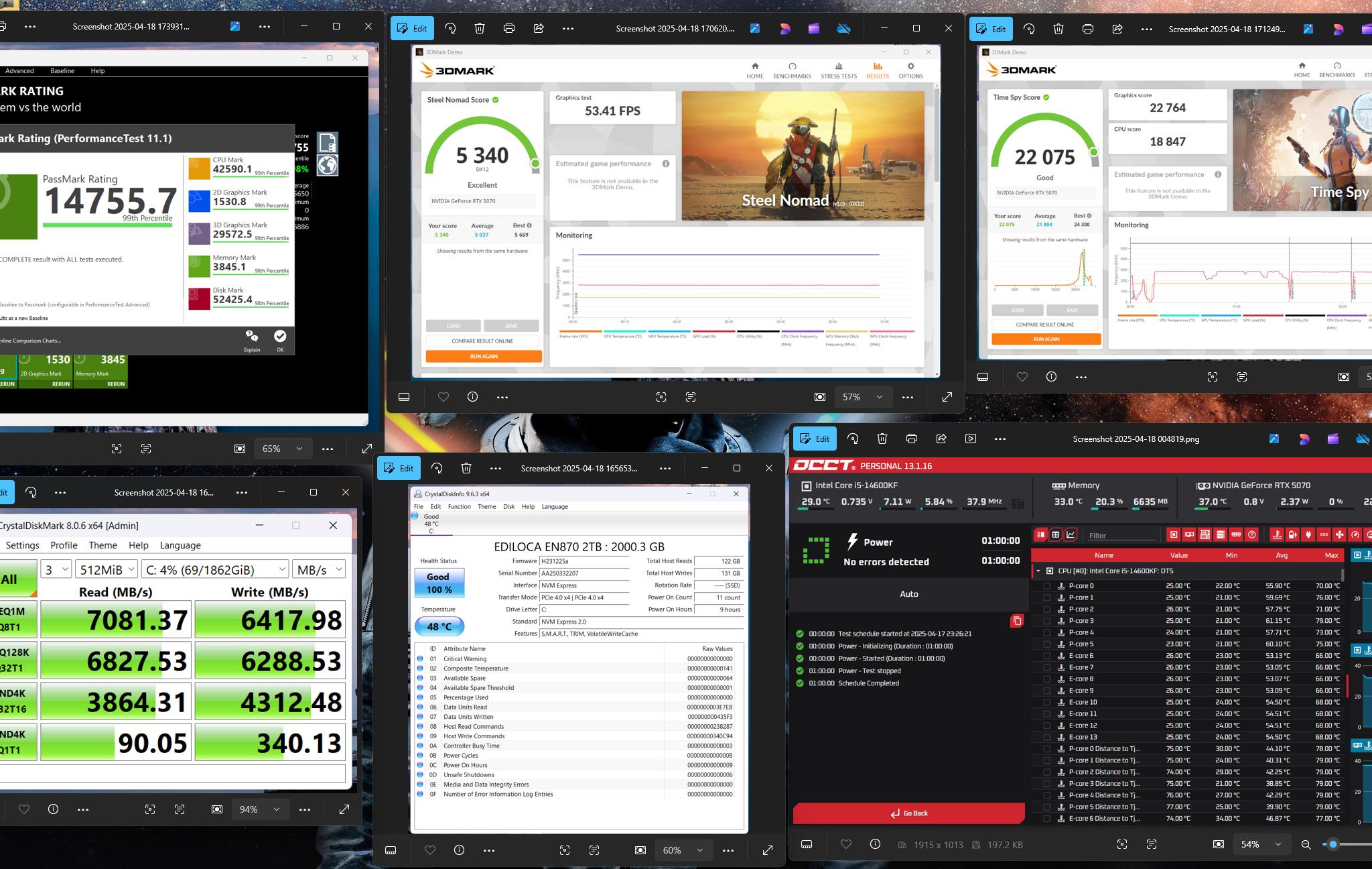 🐑 The Black Sheep 🐑 Intel i5 14600KF | RTX 5070 | 32GB DDR5 | LCD AIO | 2TB NVMe 🐑
