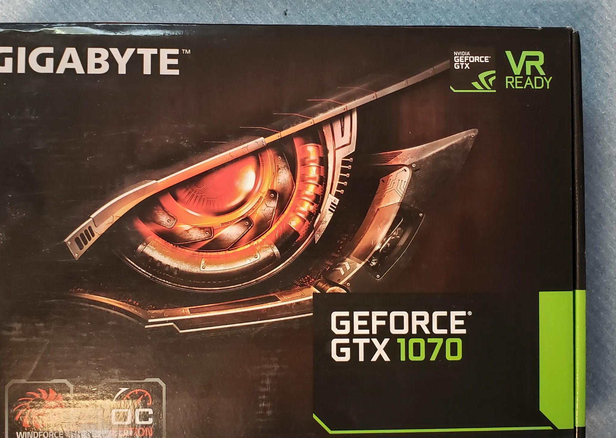 Gigabyte GTX 1070 Windforce OC graphics card