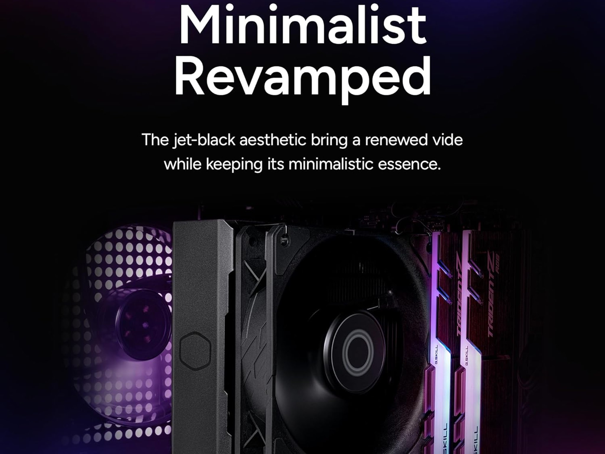 Cooler Master Hyper 212 Black CPU Air Cooler – 120mm High Performance PWM Fan