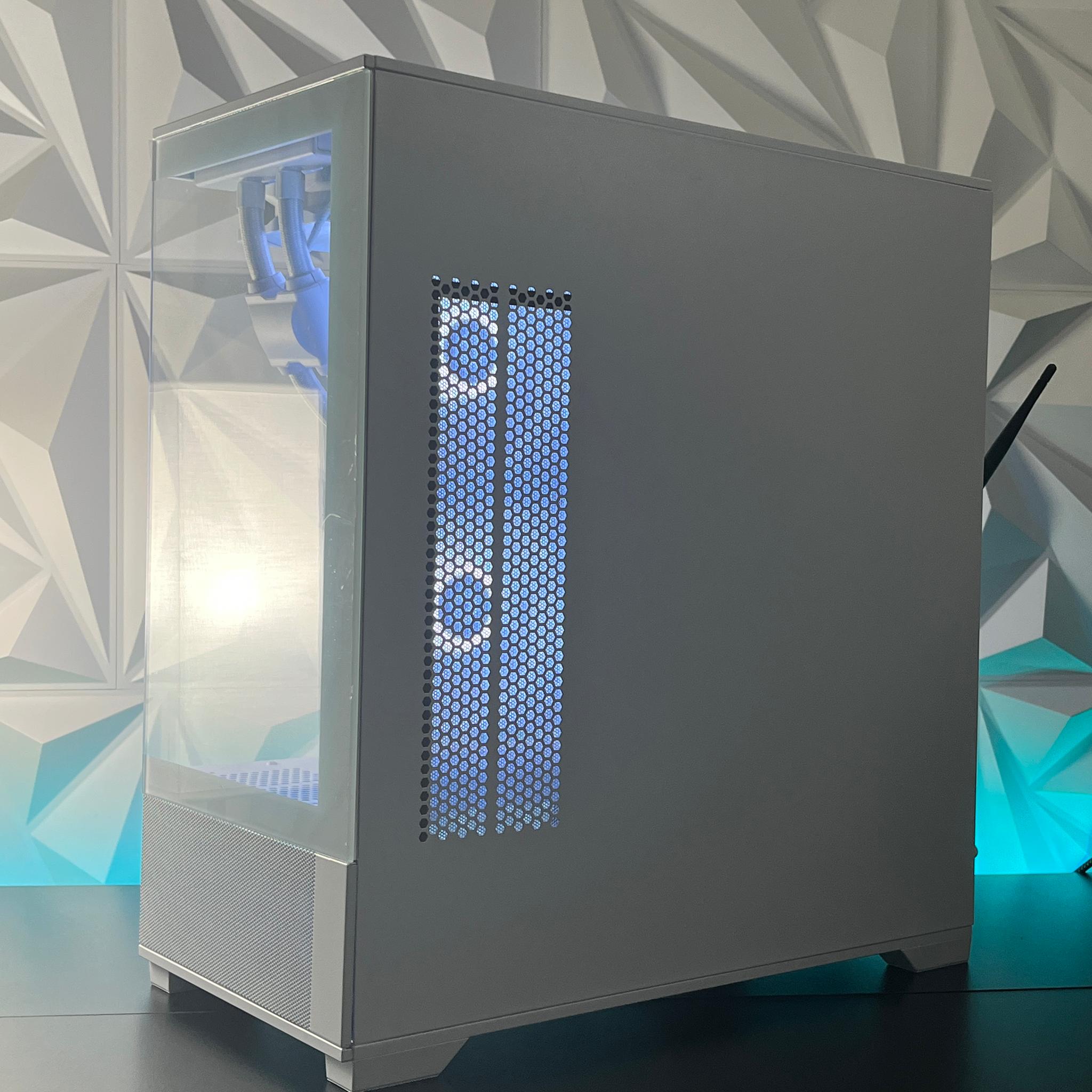RTX 3060 Ti 8GB, Ryzen 5 4500, 32GB RAM 3200MHz | White RGB Gaming Computer/PC