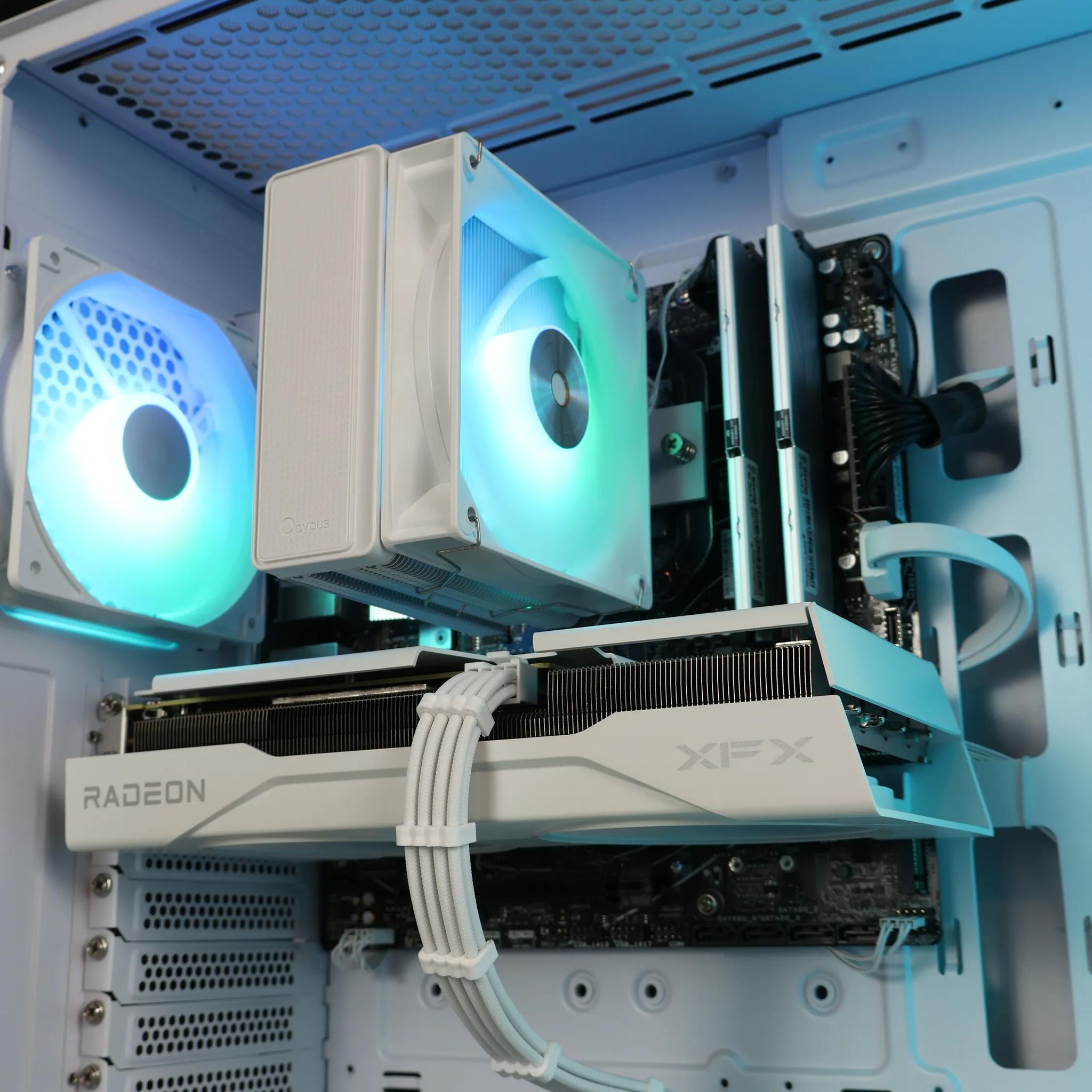 ⚪ Ryzen 5 9600X/RX 9060XT 8GB Gaming/Streaming PC ⚪