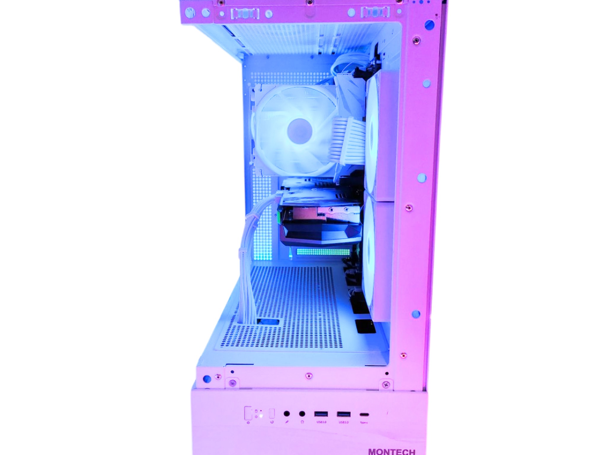 🌟 Warp Speed 🌠: RTX 3080 10GB | Ryzen 5700x | 32GB DDR4 RAM | 1TB SSD | 4 Fans | White Gaming PC