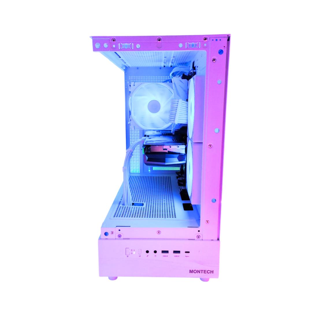 🌟 Warp Speed 🌠: RTX 3080 10GB | Ryzen 5700x | 32GB DDR4 RAM | 1TB SSD | 4 Fans | White Gaming PC