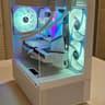 Custom White ARGB Gaming PC – Sleek, Powerful, and Ready to Go