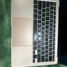 2020 Apple MacBook M1 Air 13" A2337 Gold Laptop M1 256GB Cracked Screen/ICloud Locked