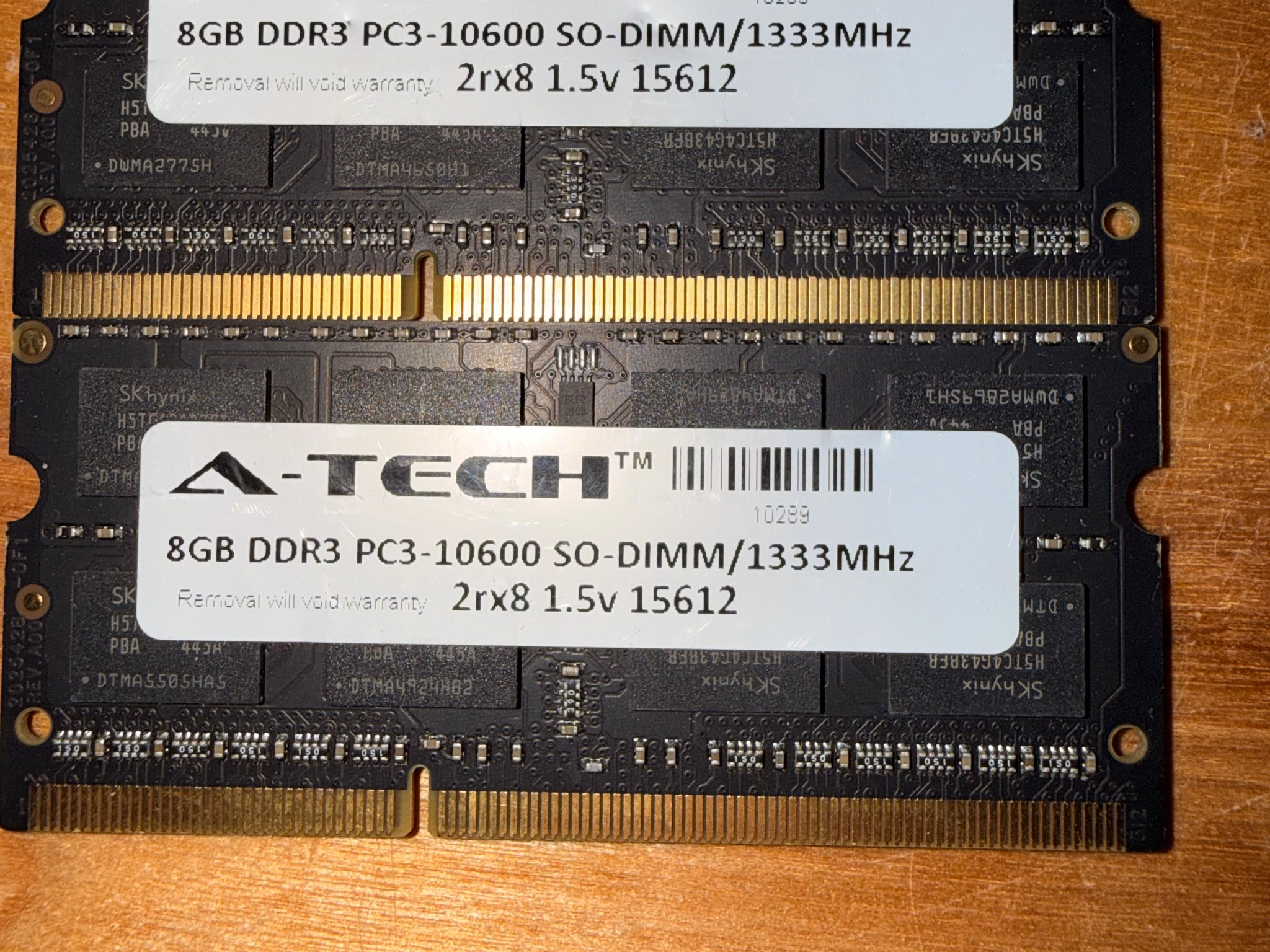A-Tech 8GB DDR3 pc3-10600 SO-DIMM/1333Mz