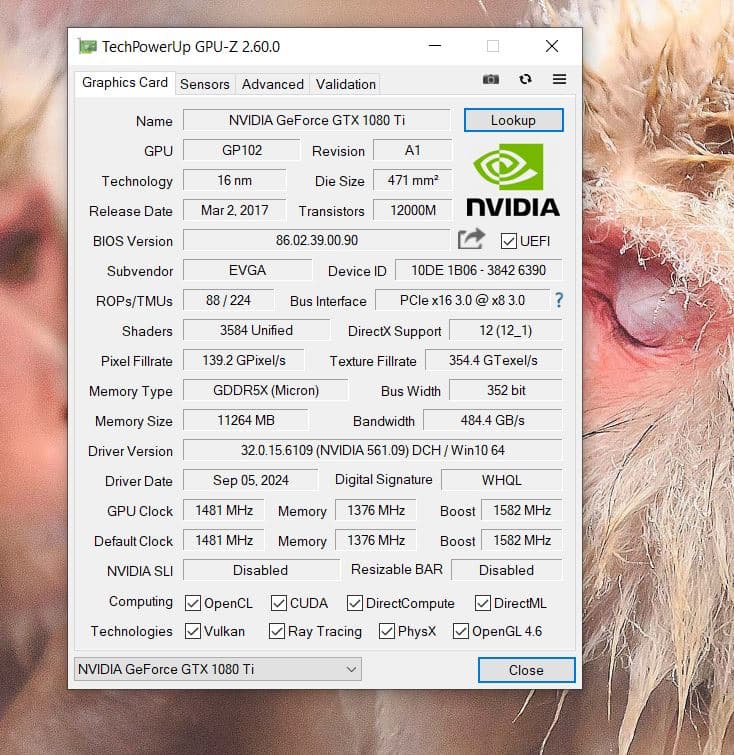 NVIDIA GeForce GTX 1080 TI (11GB GDDR5X) Graphics Card - Used (900-1G611-0050-000) EK Waterblock