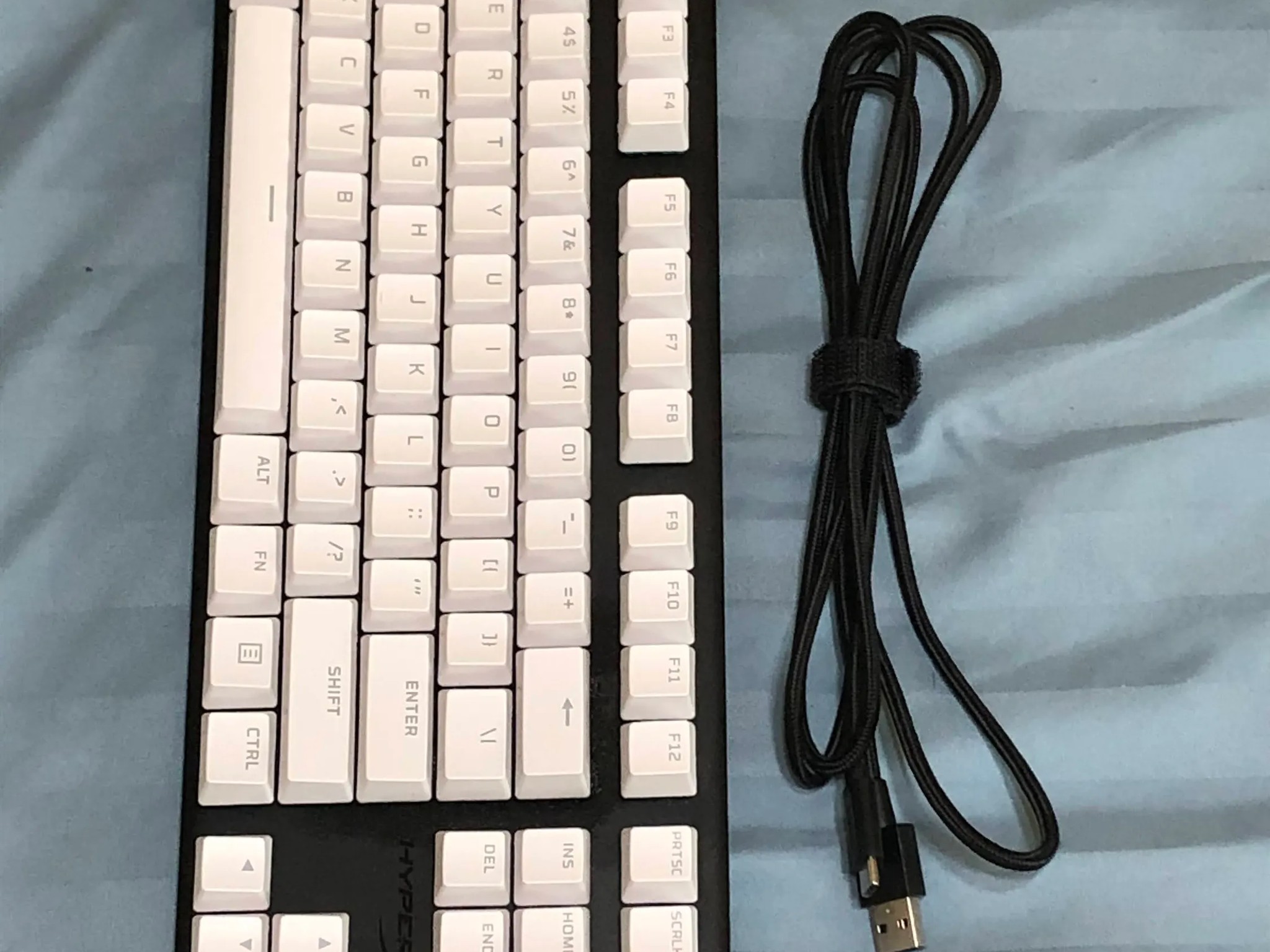 HyperX Bundle (TKL Keyboard With Aqua Tactile, Extra Keycaps, & Wired PulseFire Haste 2 Mouse)