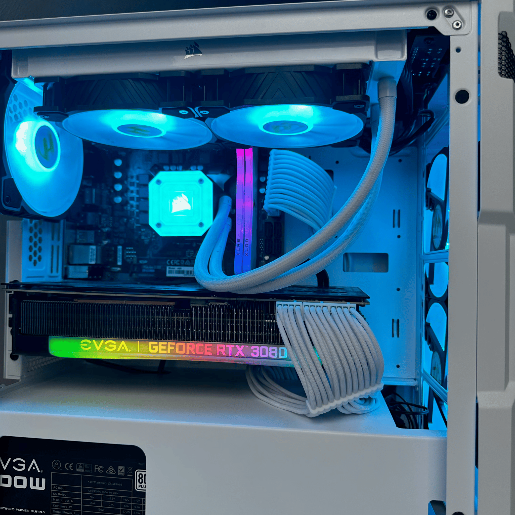 "Electro" RTX 3080 + 12400F, 16gb 3600mhz RAM, Custom Gaming PC