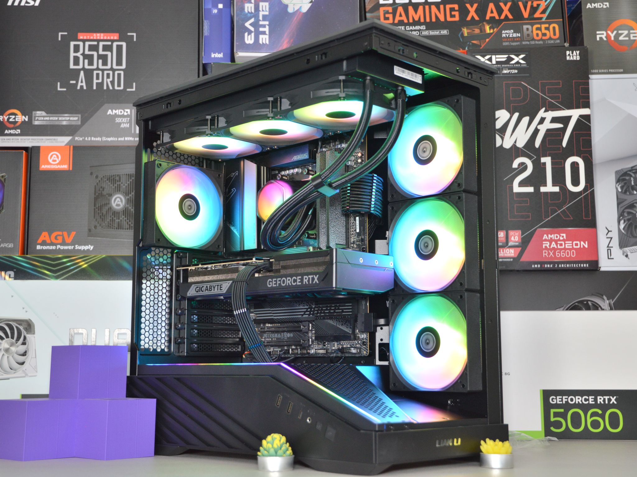 ⚫🧊 | RTX 5080 16GB | RYZEN 9 7900X | 32 GB DDR5 RAM | 2TB NVME SSD | Shadow Glacier |