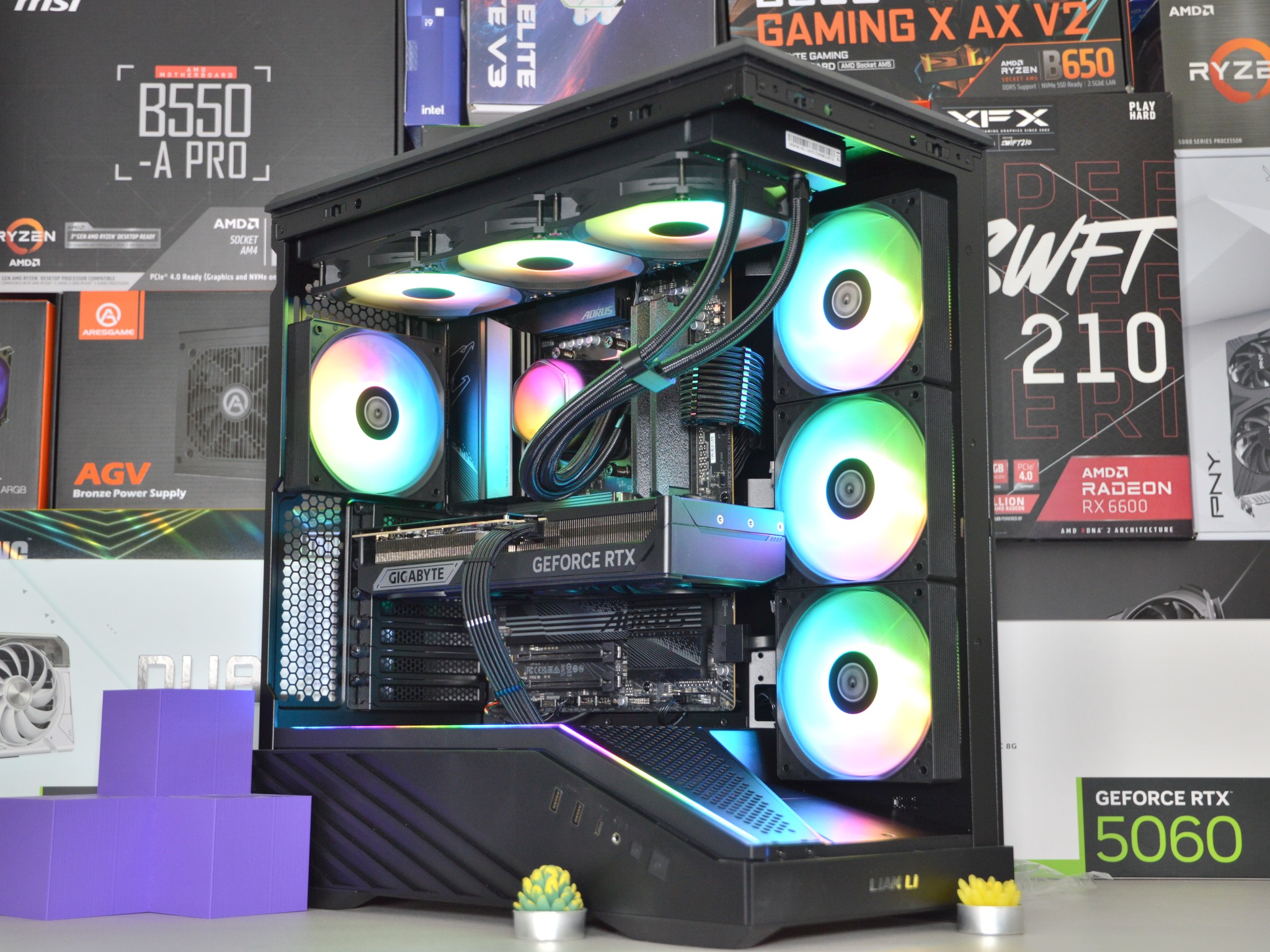 ⚫🧊 | RTX 5080 16GB | RYZEN 9 7900X | 32 GB DDR5 RAM | 2TB NVME SSD | Shadow Glacier |