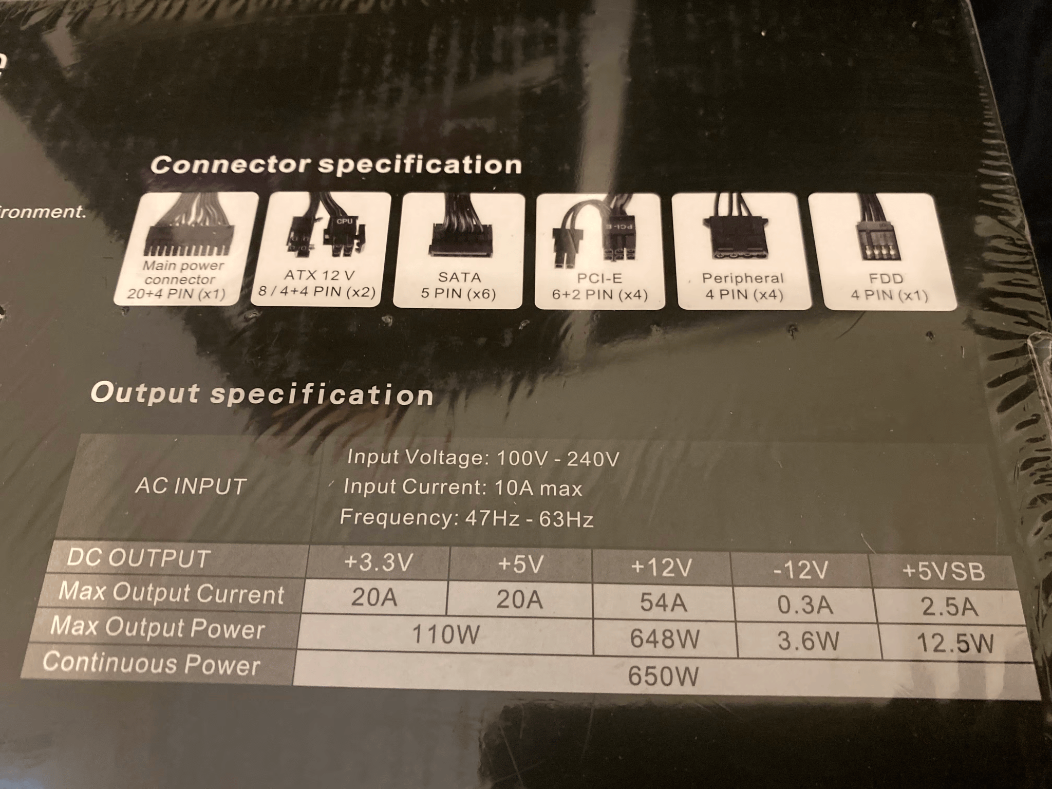 Thermaltake Smart BM2 650W 80+ Bronze ATX Power Supply