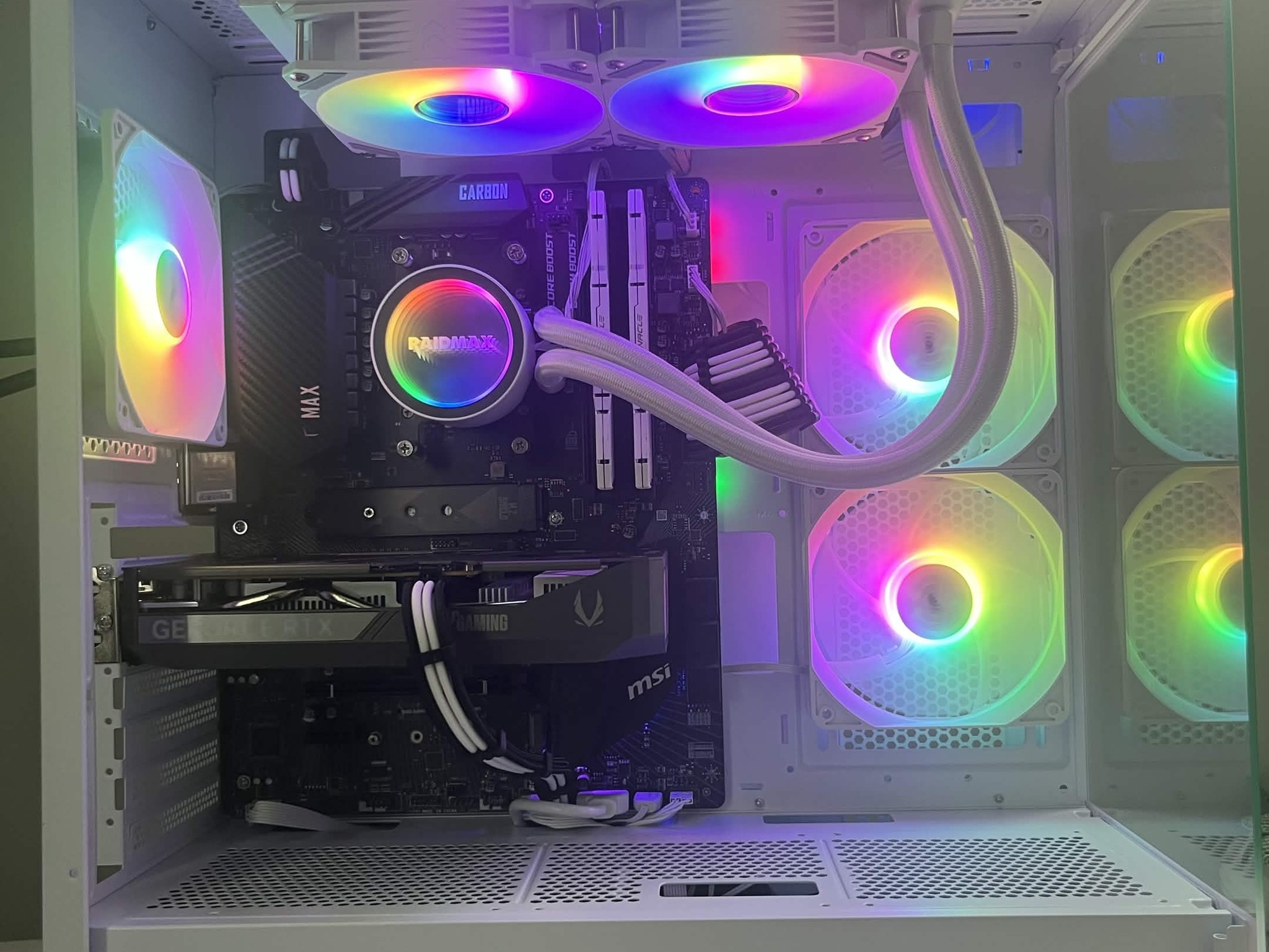 🖥️ RTX 5060 | Ryzen 5 5600x | 32gb DDR4 Ram | Water Cooled White Gaming PC