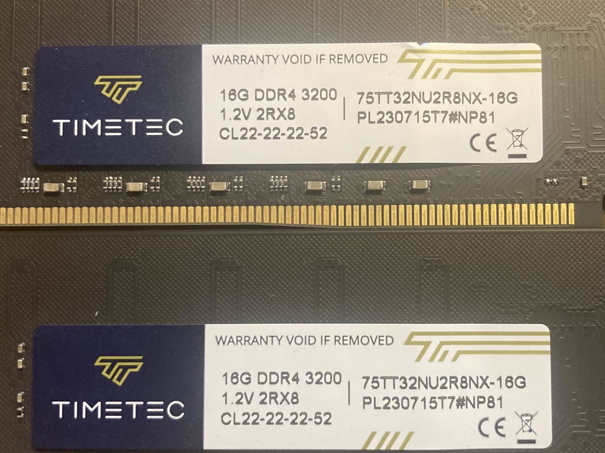 2x16GB TIMETEC PREMIUM DDR4 3200MHz CL22