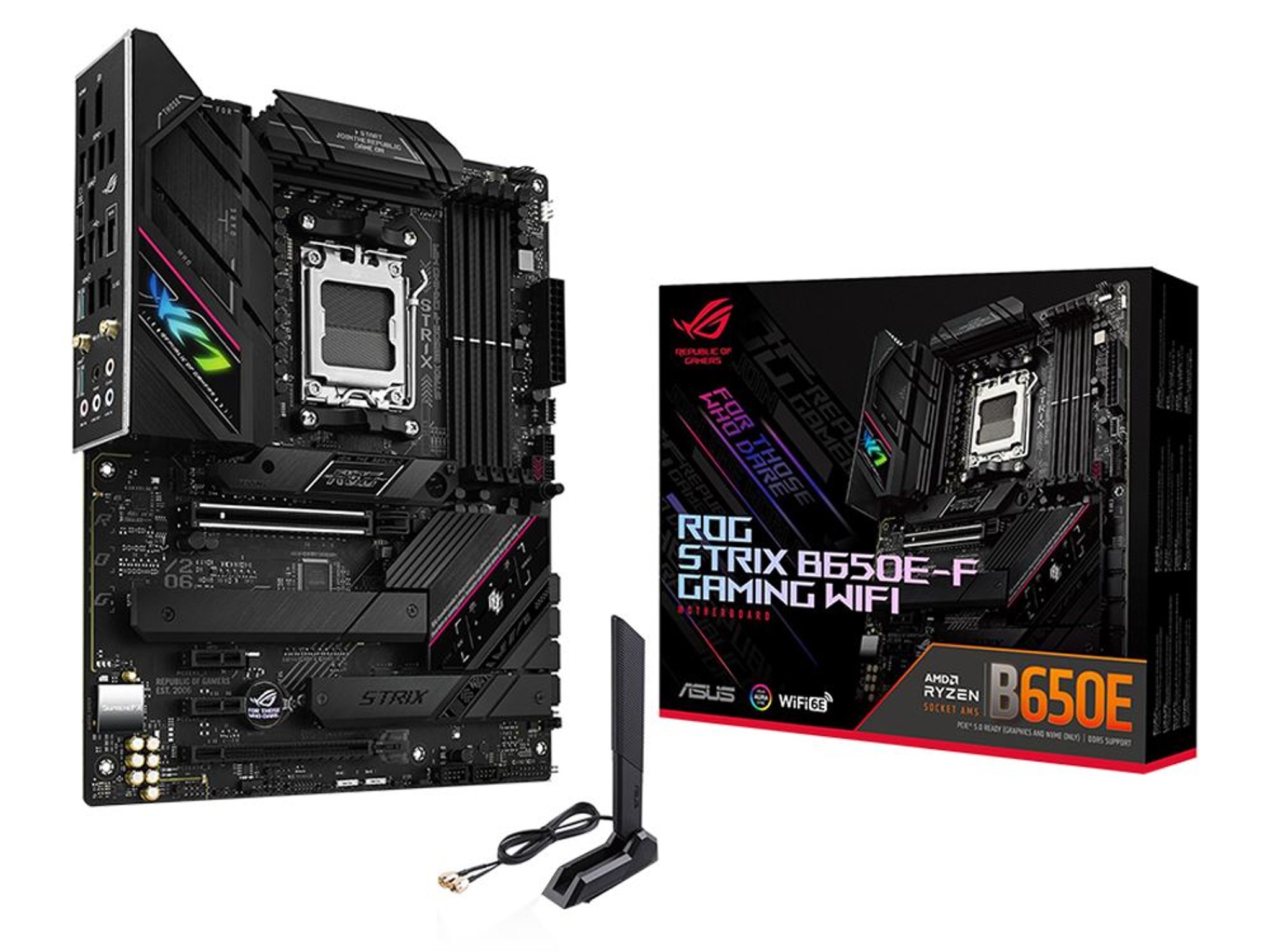 ASUS B650E-F ROG STRIX GAMING WIFI AMD AM5 ATX Motherboard