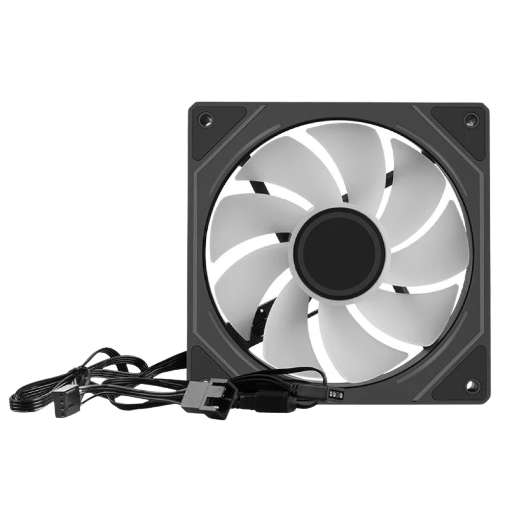 Bulk Clearance!!! – 60x Segotep HB12 Black 120mm PWM ARGB Case Fans | Infinite Mirror Design