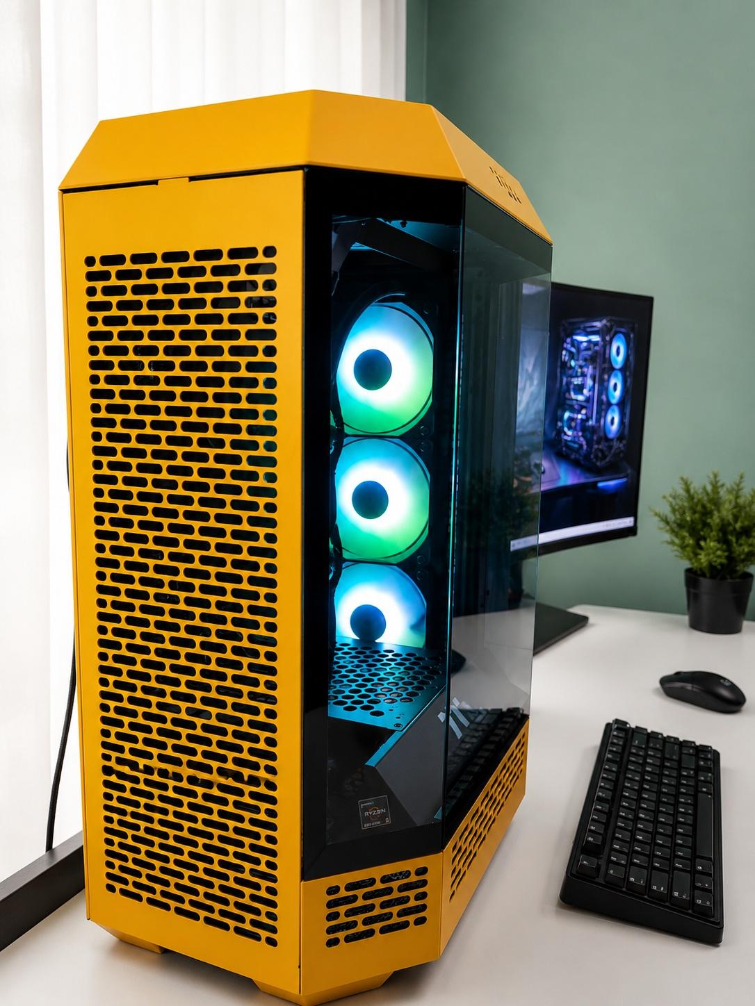 RX 9060 XT 16GB 1440p Gaming PC | Ryzen 5 5600X3D | 32GB RGB | 1TB SSD | Wi-Fi | Bluetooth | Win 11