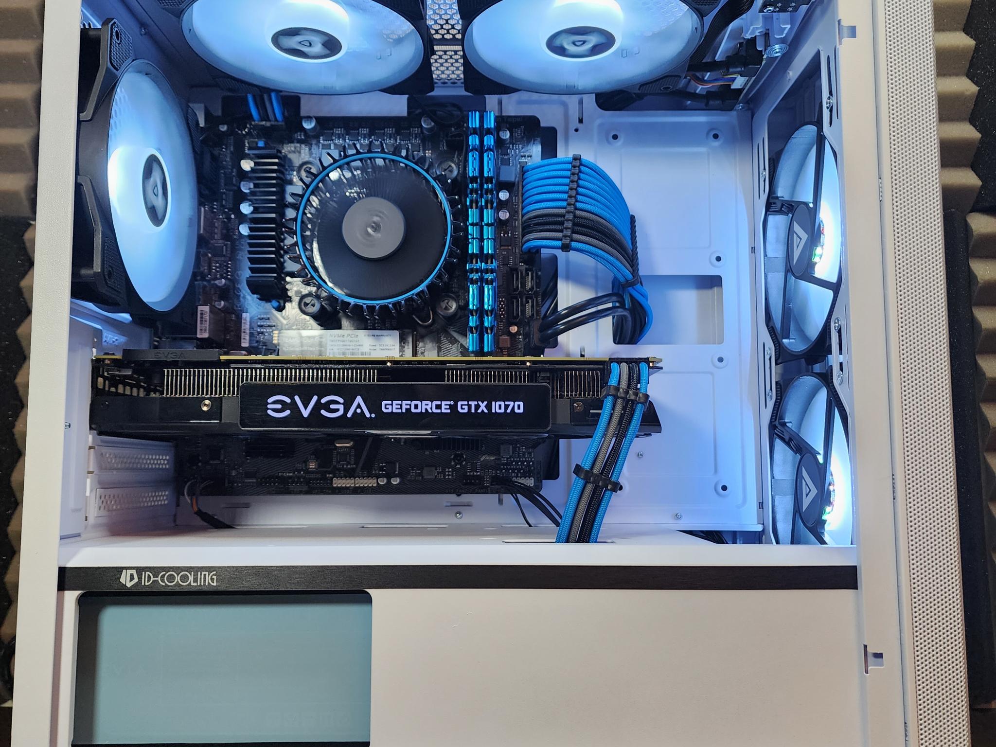 💙🤍💙 Intel Core i3 12100F // GeForce GTX 1070 // G.Skill 16GB 3000MHz