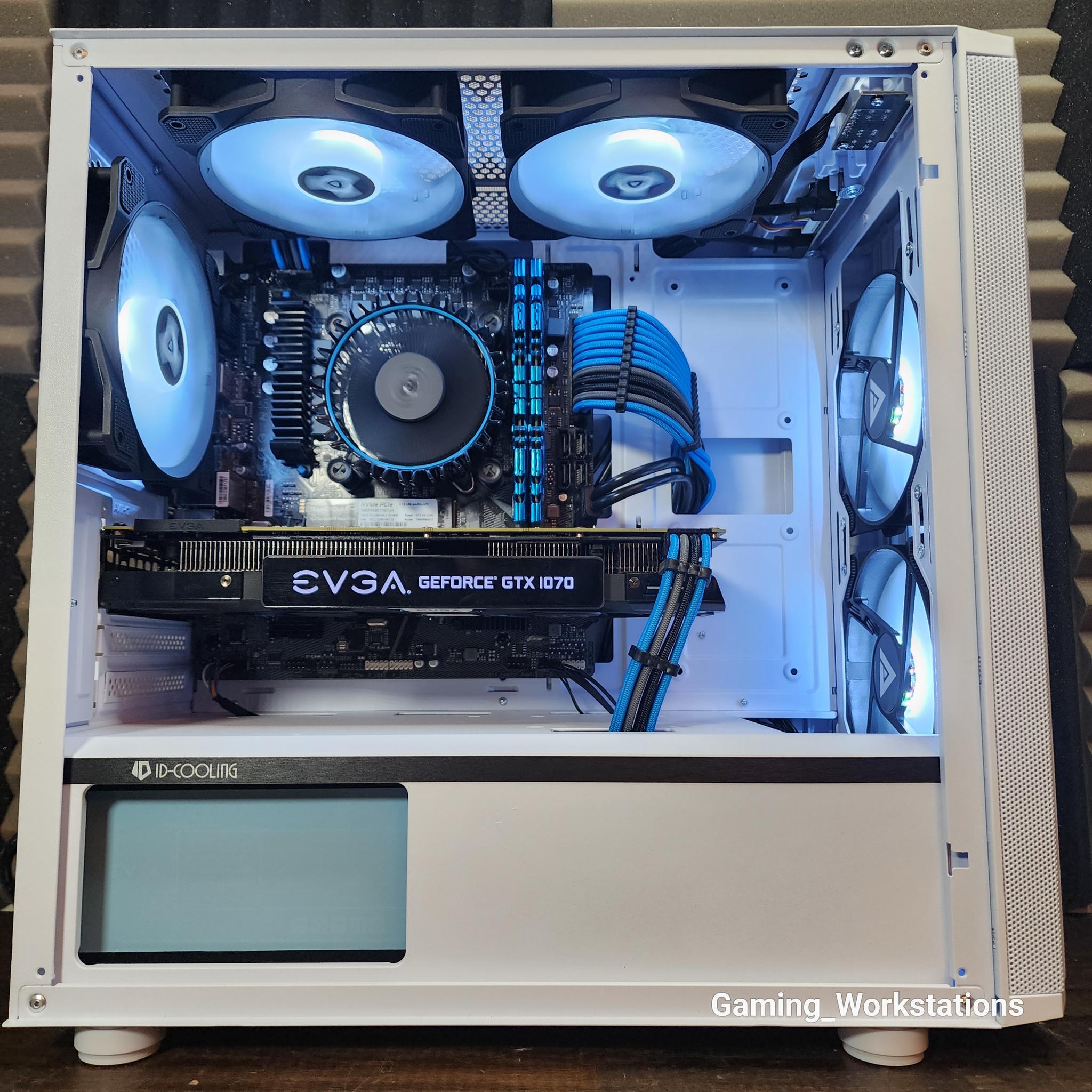 💙🤍💙 Intel Core i3 12100F // GeForce GTX 1070 // G.Skill 16GB 3000MHz