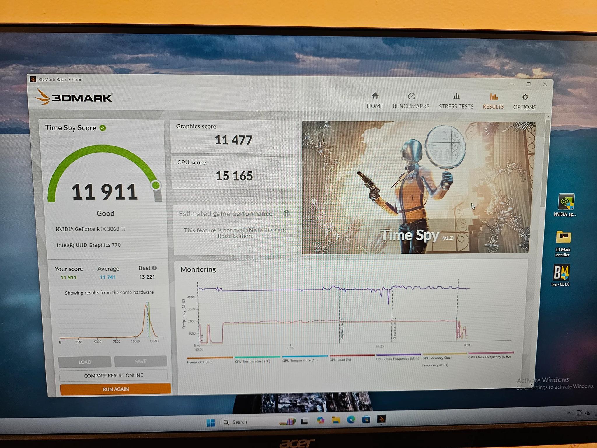 Gaming PC i7 12700 RTX 3060Ti